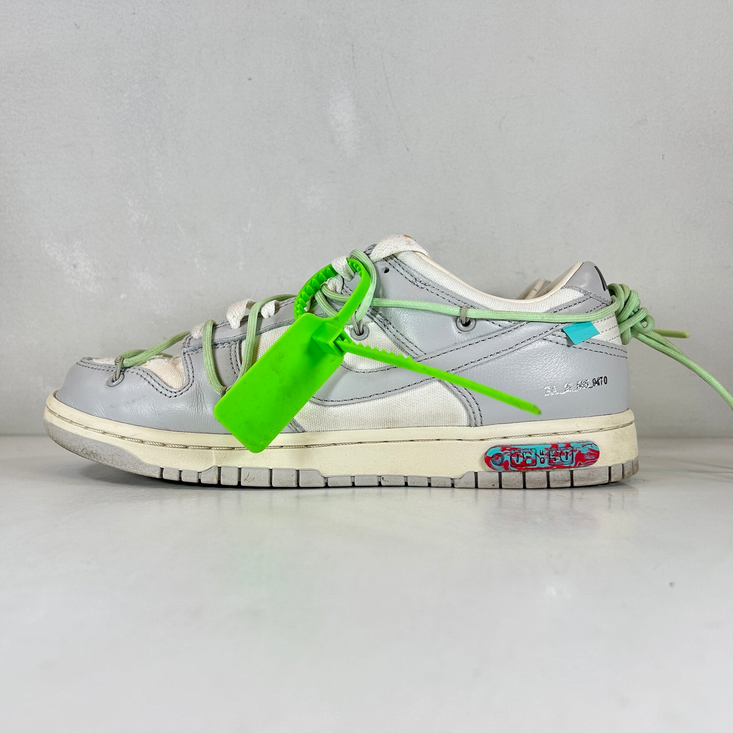 DM1602 108 Nike Dunk Low Off-White Lot 7 [USED] - 9.5 M (Used2)