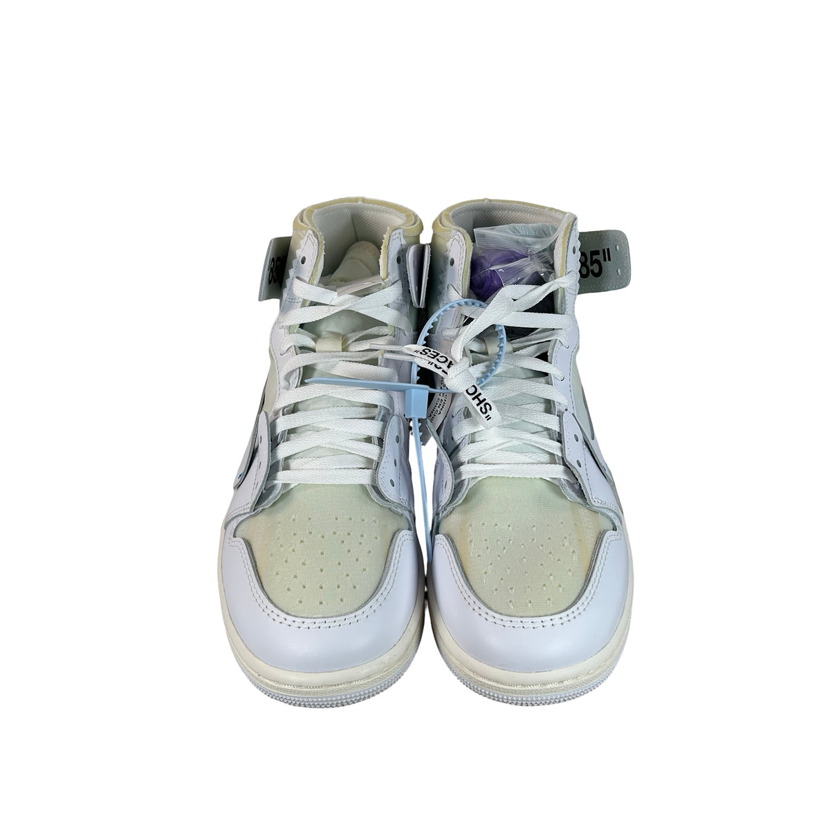 AA3834 100 Air Jordan 1 Retro High Virgil Abloh Archive Alaska - 9 M (Yellowing)