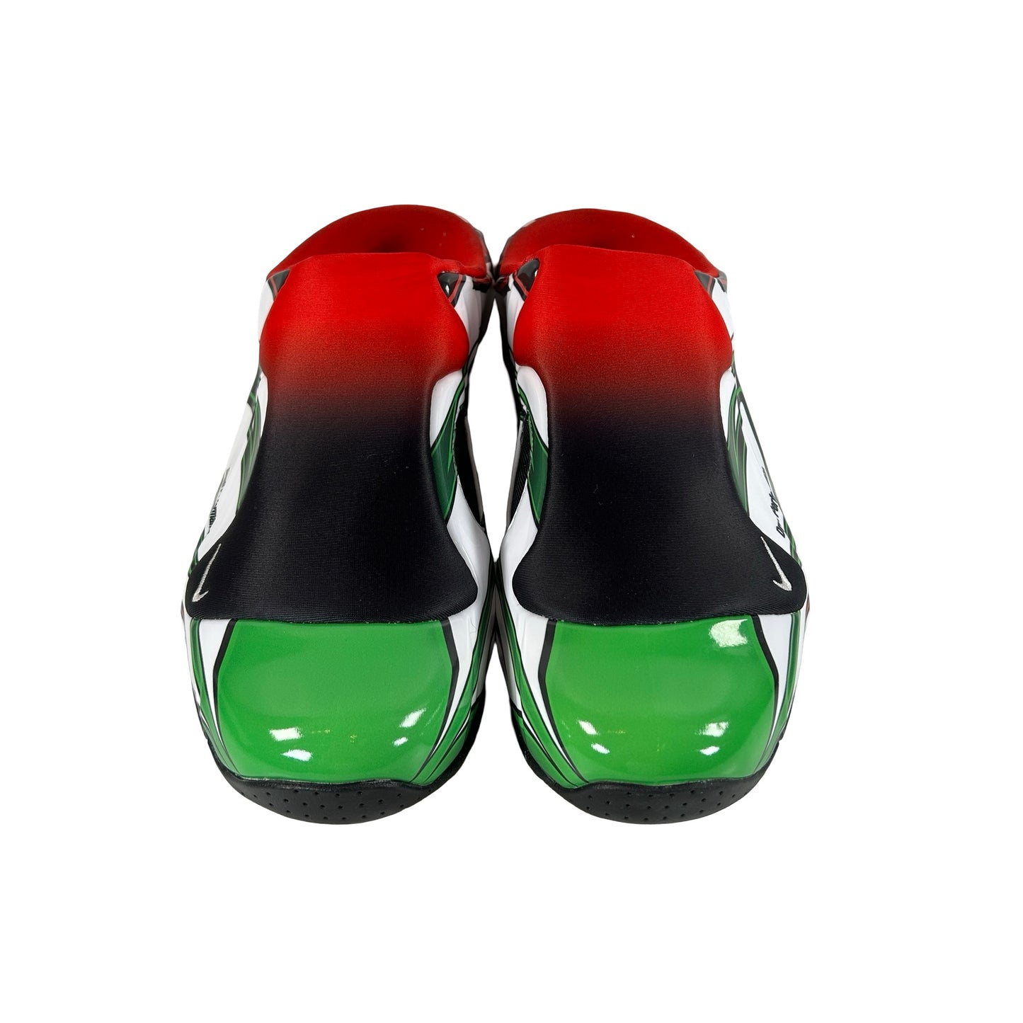 FN0289 100 Nike Clogposite Supreme White Gym Red Green [USED] - 9.5 M (Used)