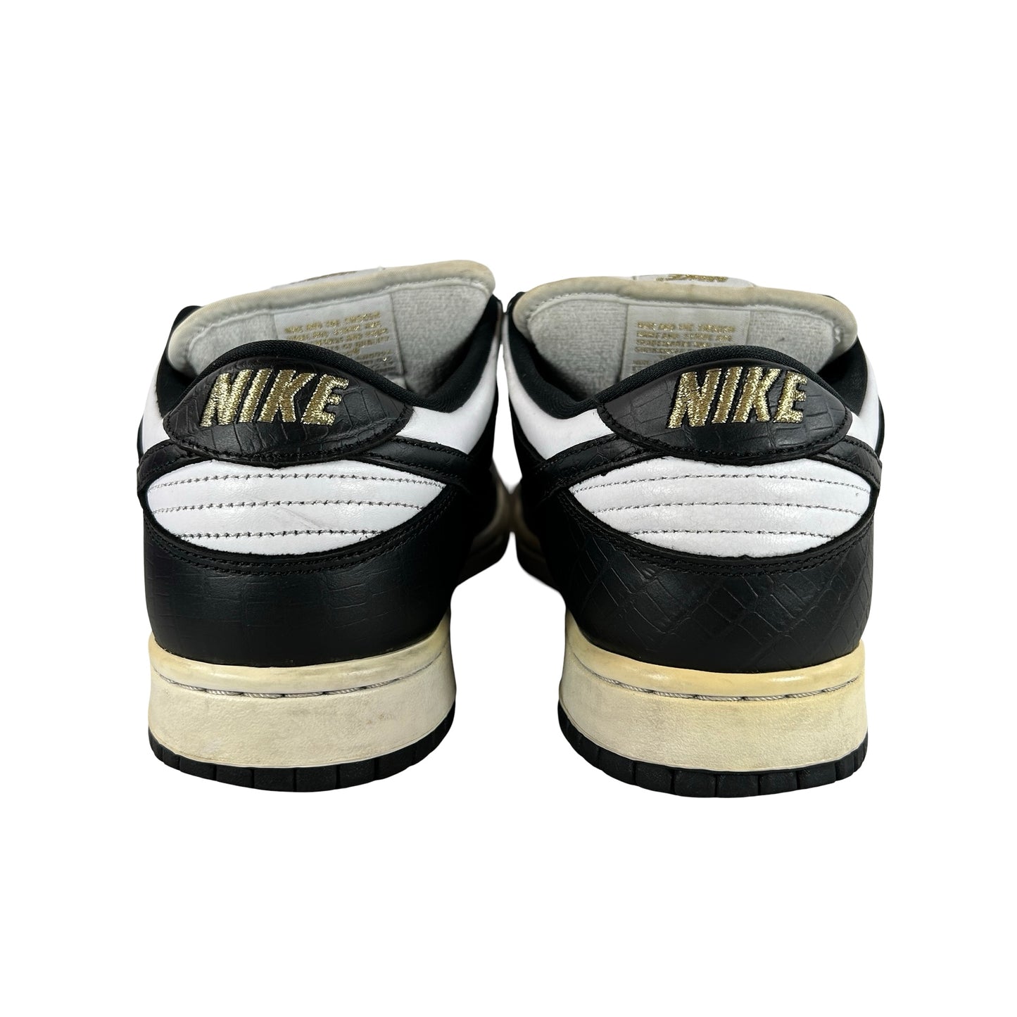 DH3228 102 Dunk SB Low Supreme Black [USED] - 10 M (Used)