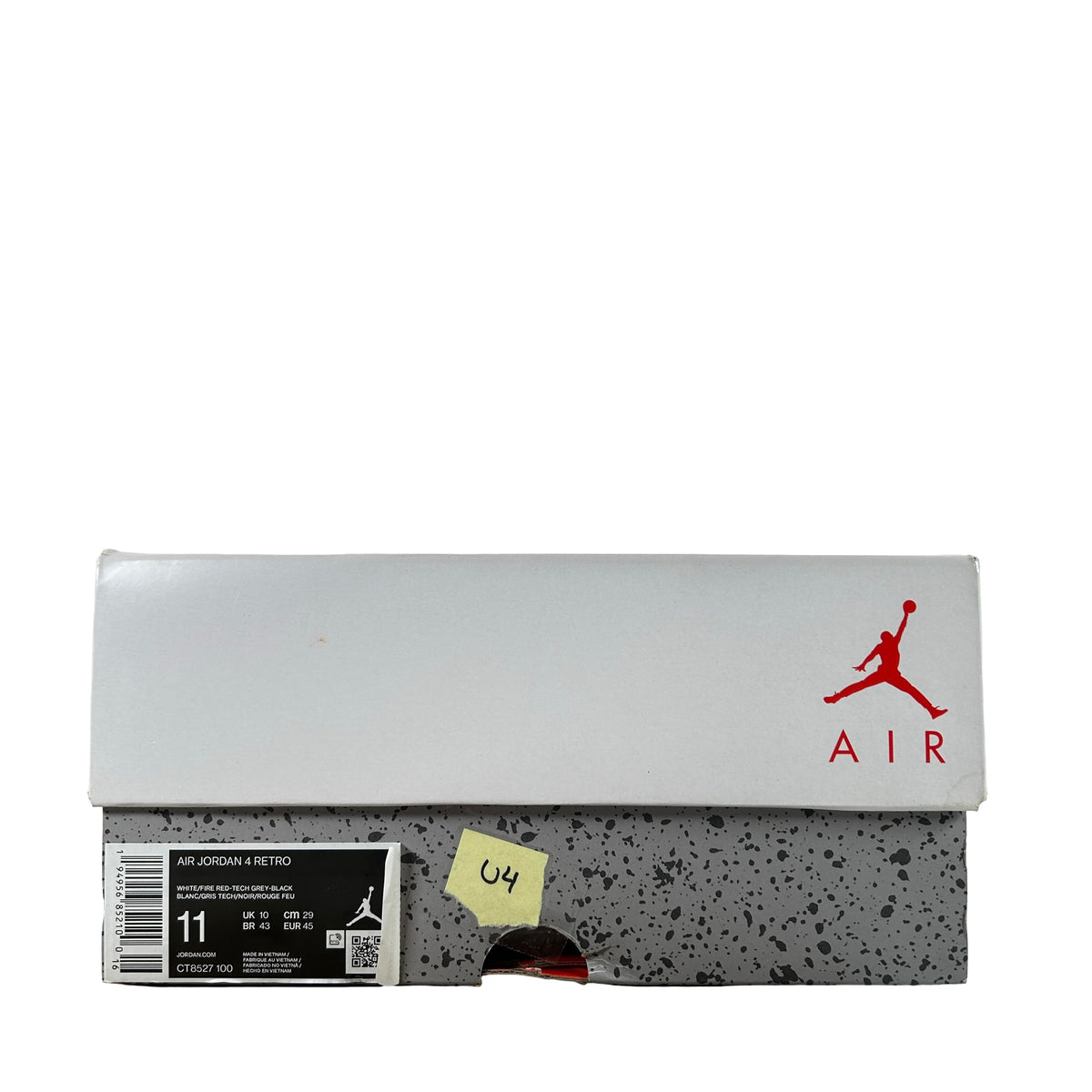 CT8527 100 Jordan 4 Retro White Oreo [USED] - 11 M (Used4)
