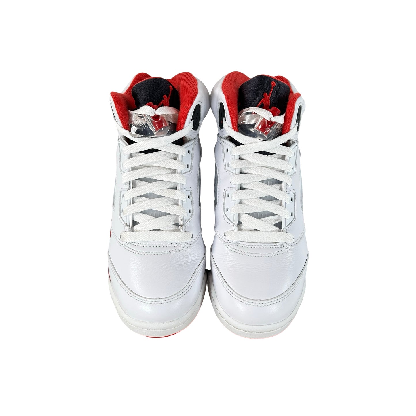 HQ7980 101 Jordan 5 Retro Fire Red Black Tongue (2025) (GS) [USED] - 4.5 Y (Used)