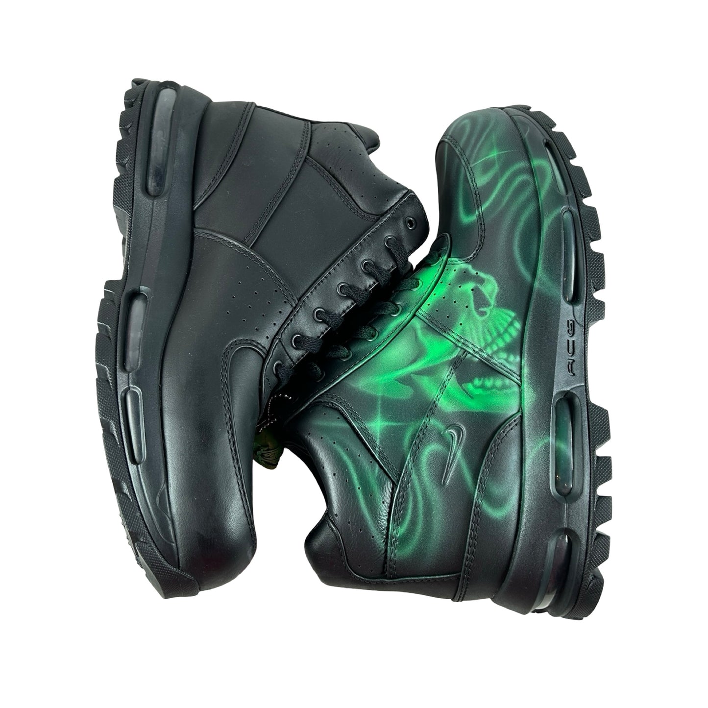 865031 009 Nike Air Max Goadome Black x STFU OG Green - 10.5 M