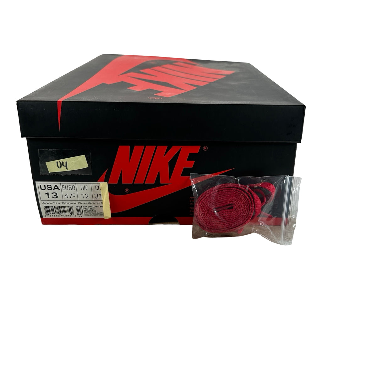 555088 610 Jordan 1 Bred Toe [USED] - 13 M (Used4)
