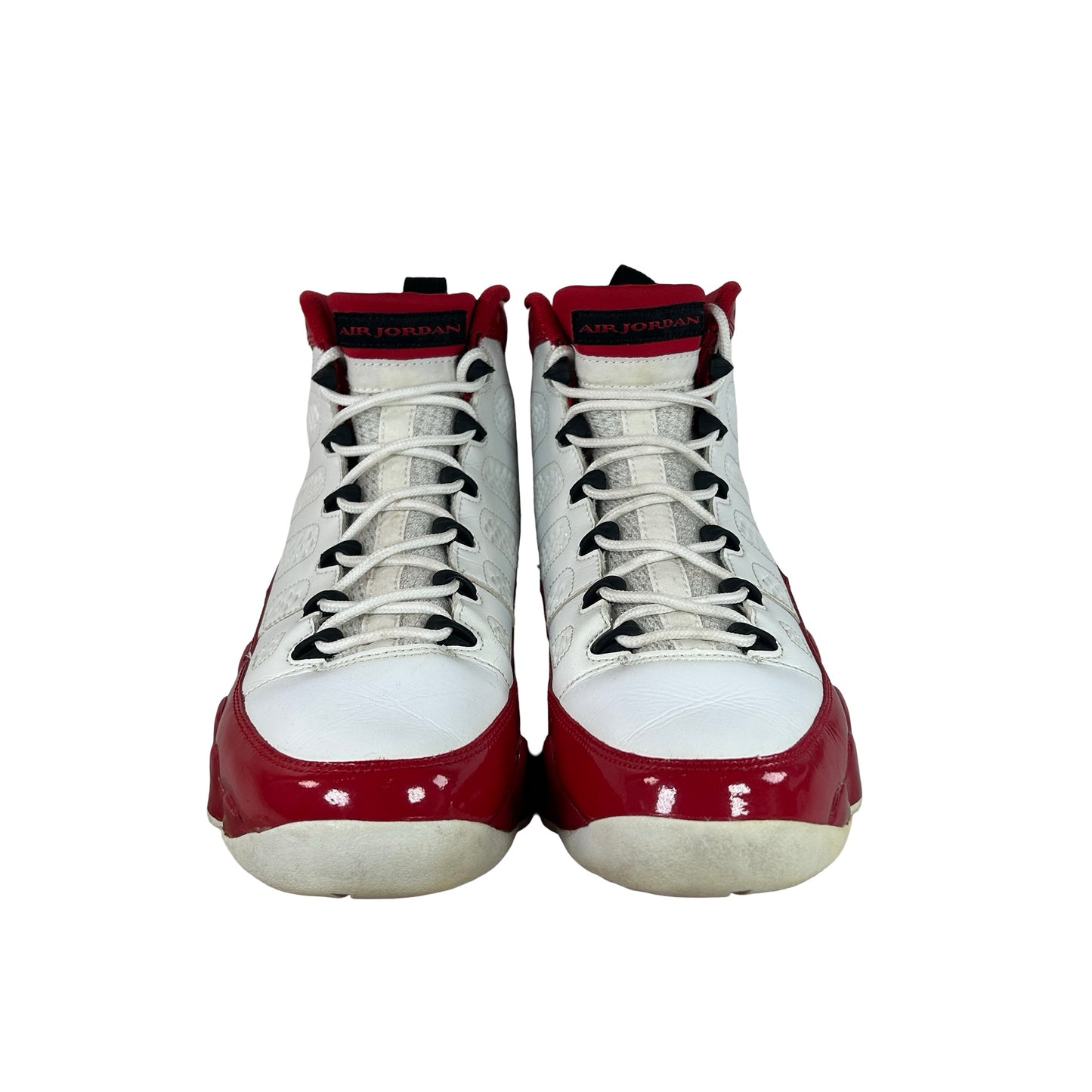 302370 160 Jordan 9 Retro White Gym Red [USED] - 9.5 M (Used) (No Box)