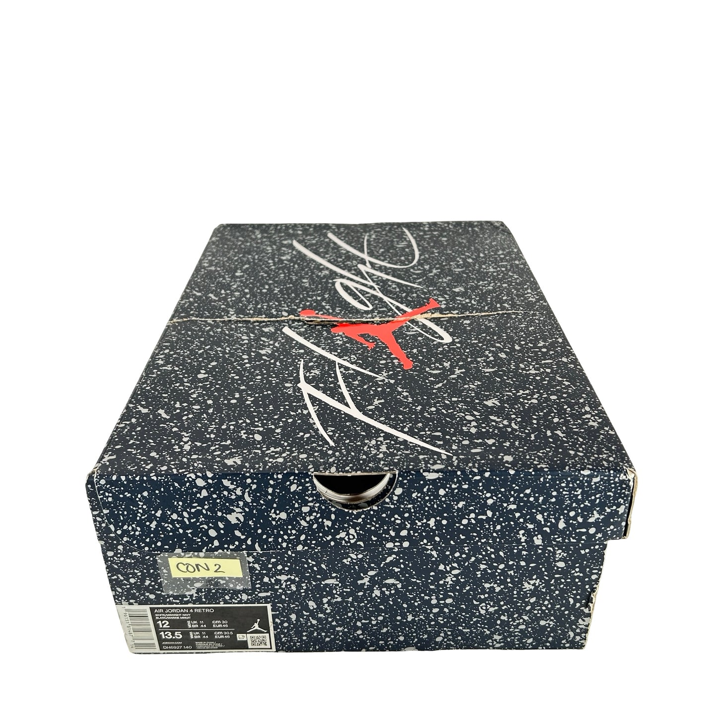 DH6927 140 Jordan 4 Retro Midnight Navy [CONDITIONAL] - 12 M (Yellowing2) (Damaged Box)