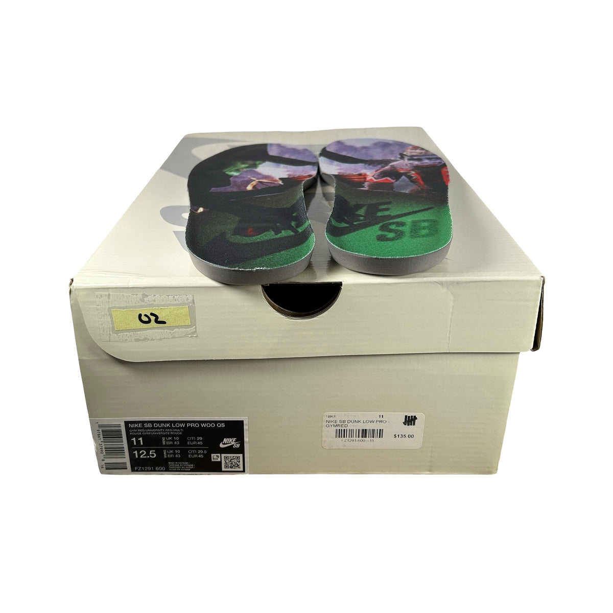 FZ1291 600 Nike SB Dunk Low The Wizard of Oz Poppy Field [USED] - 11 M (Used2)
