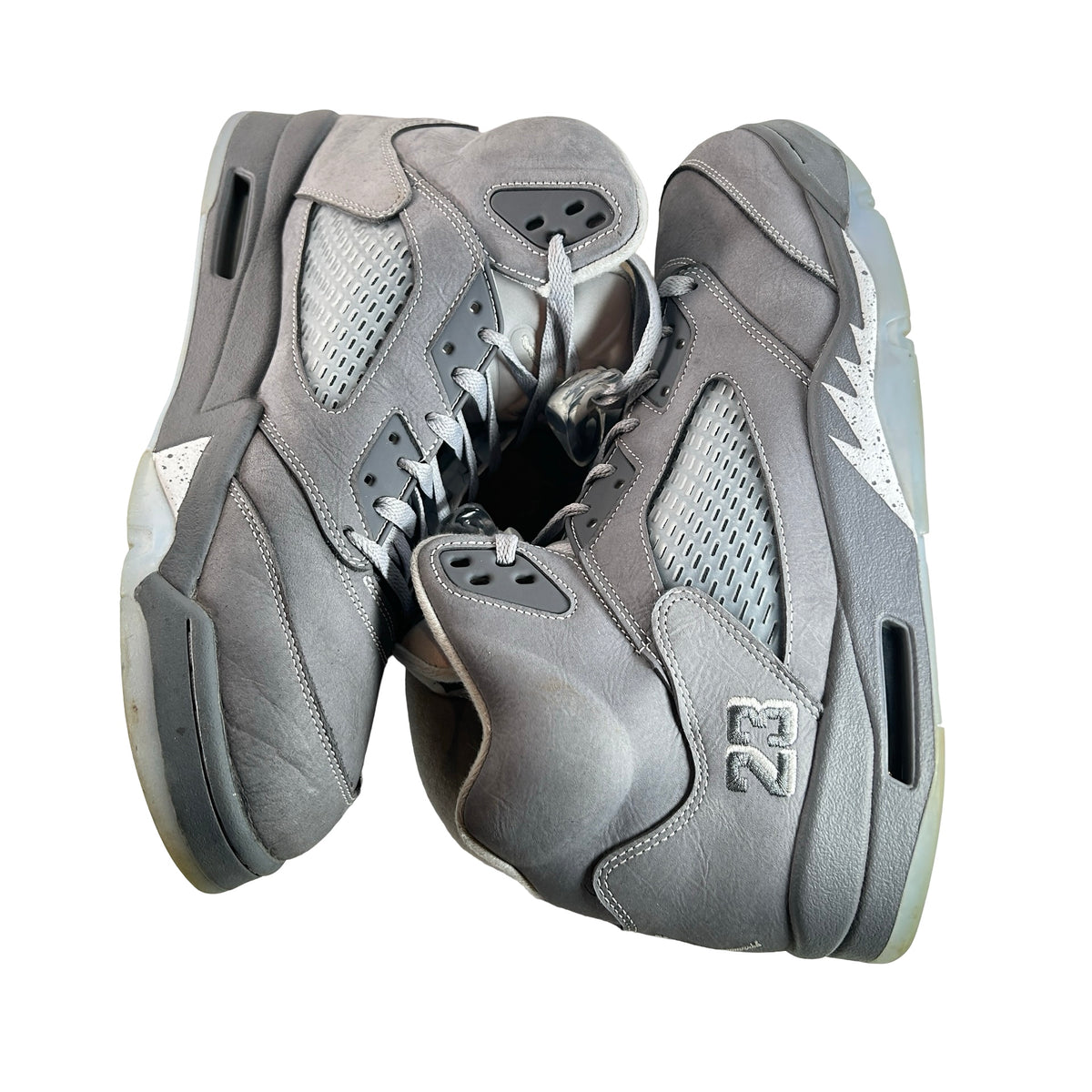 DD0587 002 Jordan 5 Retro Wolf Grey (2026) [USED] - 13 M (Used2)