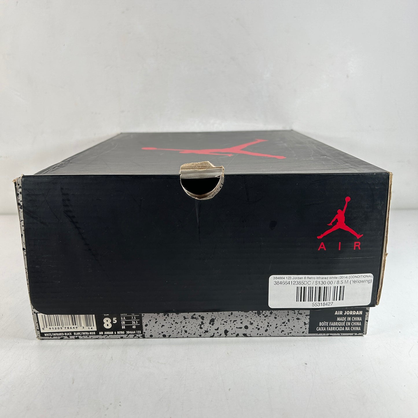 384664 123 Jordan 6 Retro Infrared White (2014) [CONDITIONAL]