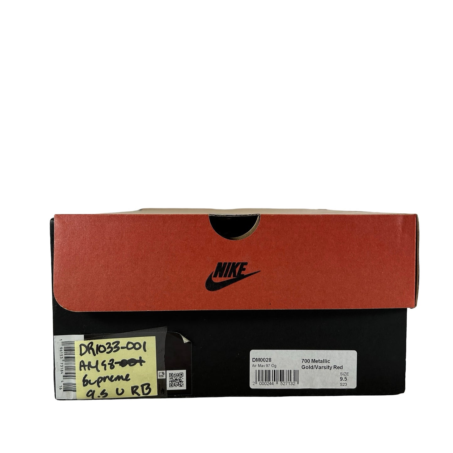 DR1033 001 Nike Air Max 98 TL Supreme Black [USED] - 9.5 M (Used) (Replace Box)