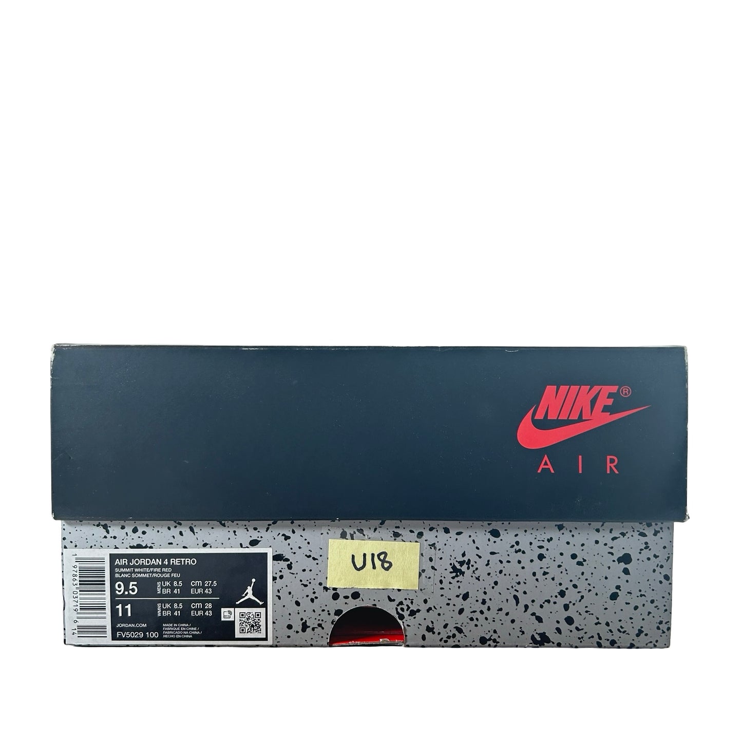 FV5029 100 Jordan 4 Retro White Cement (2025) [USED] - 9.5 M (Used18)