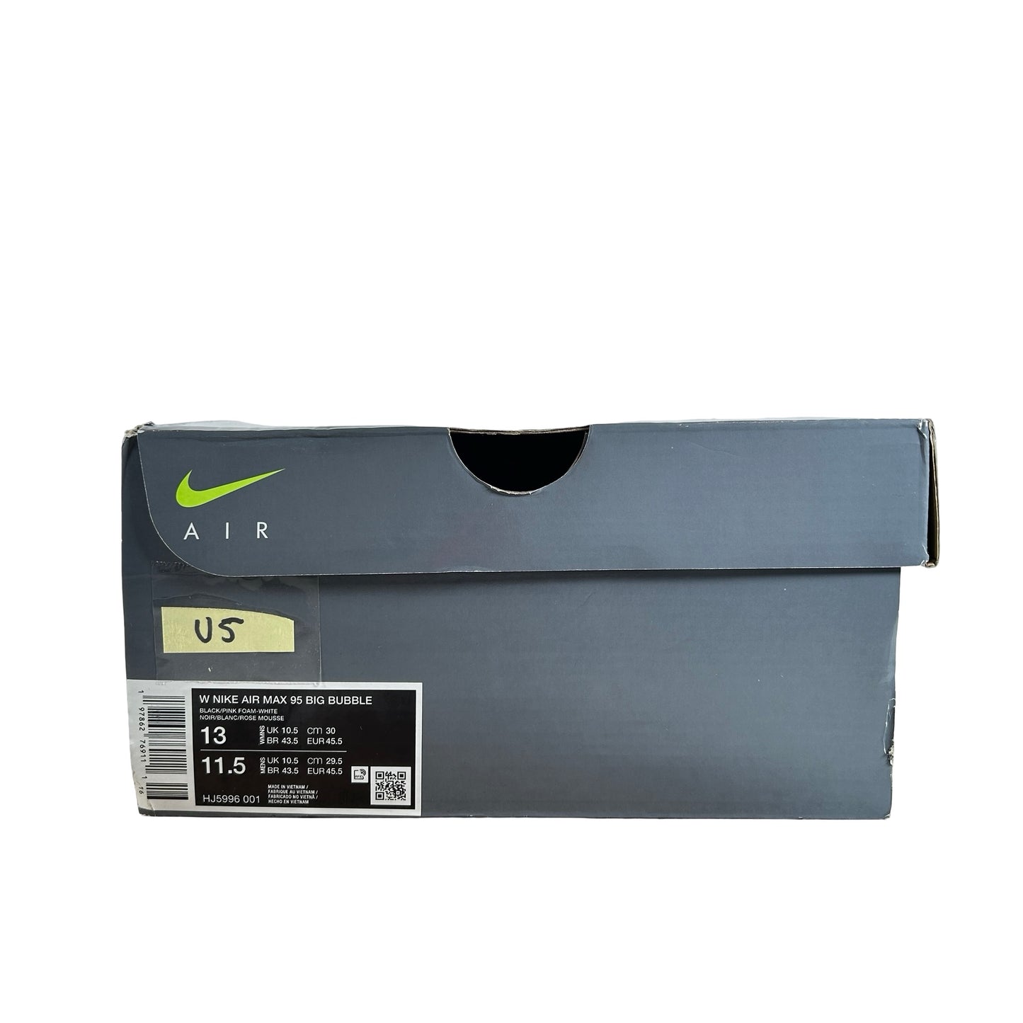 HJ5996 001 Nike Air Max 95 OG Big Bubble Pink Foam (Women's) [USED] - 13 W (Used5)