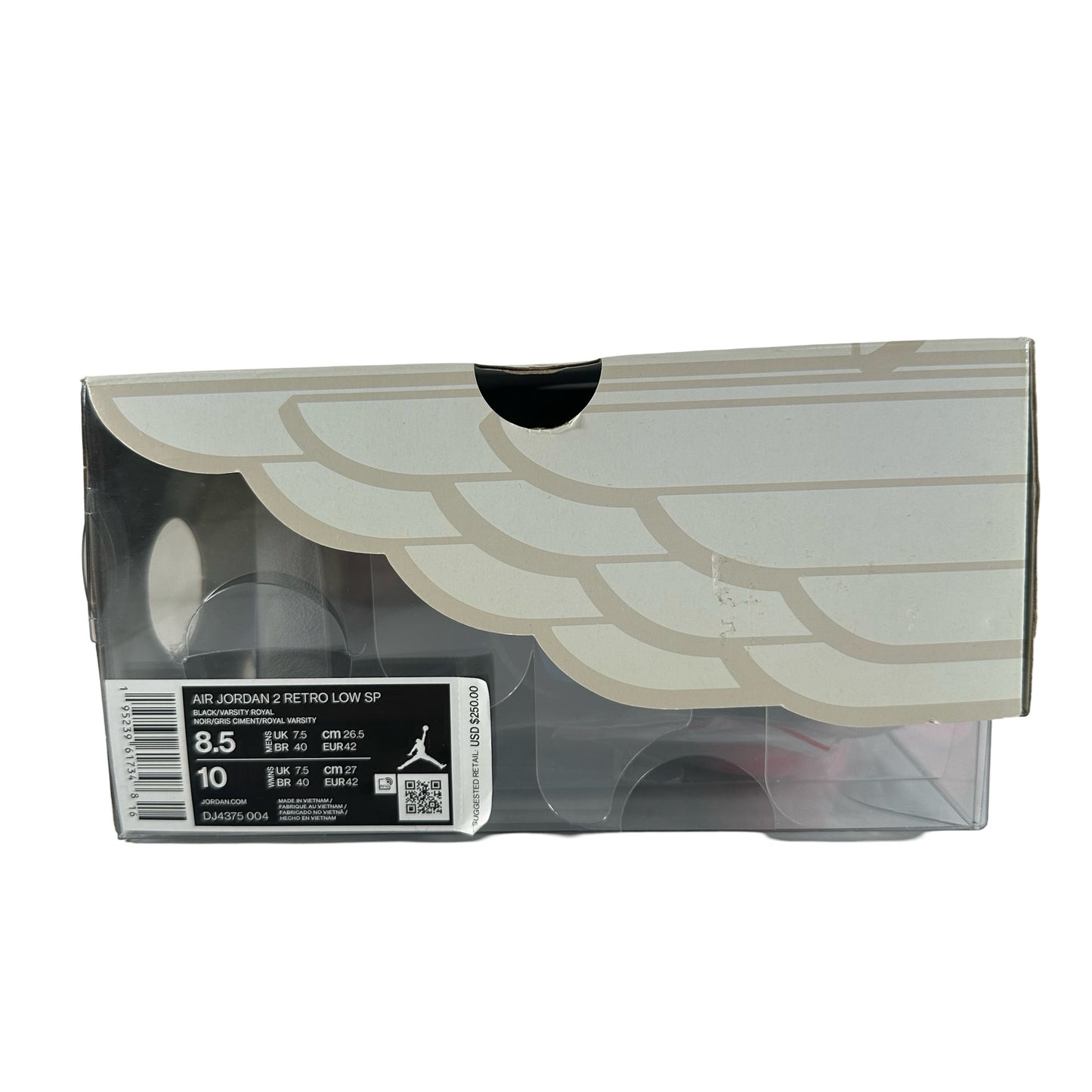 DJ4375 004 Jordan 2 Retro Low SP Off-White Black Blue [USED] - 8.5 M (Used)