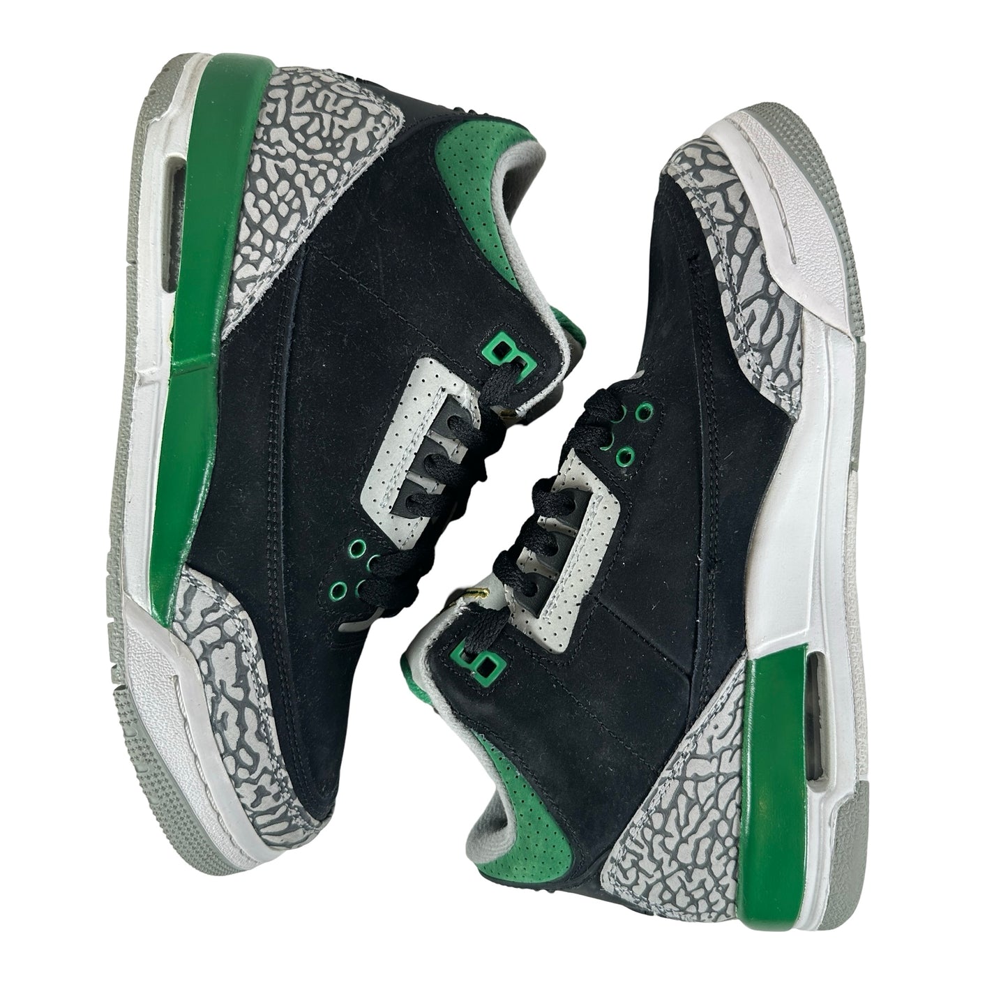 398614 030 Jordan 3 Retro Pine Green (GS) [USED] - 6 Y (Used) (No Box)