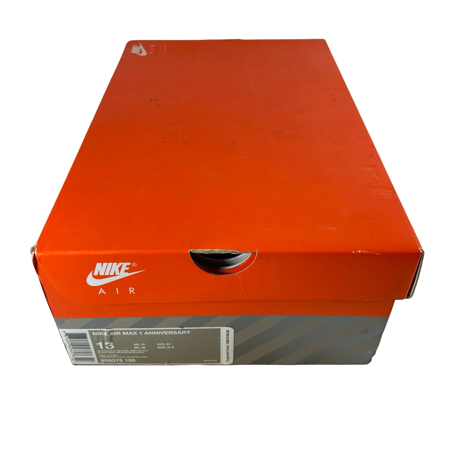 908375 105 Nike Air Max 1 Anniversary Aqua [USED] - 13 M (Used)