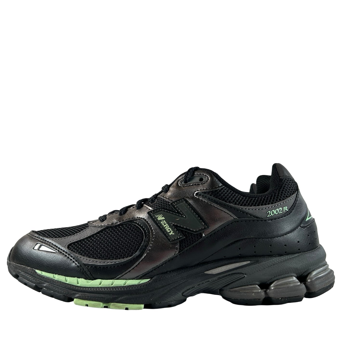 M2002RLD New Balance 2002R Black Silver Green [USED] - 11 M (Used)