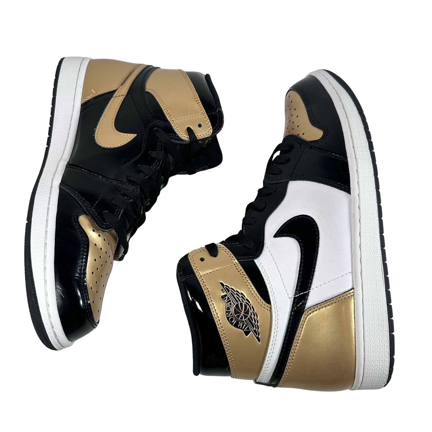 861428 007 Jordan 1 Retro High NRG Patent Gold Toe [USED] - 11 M (Used2)