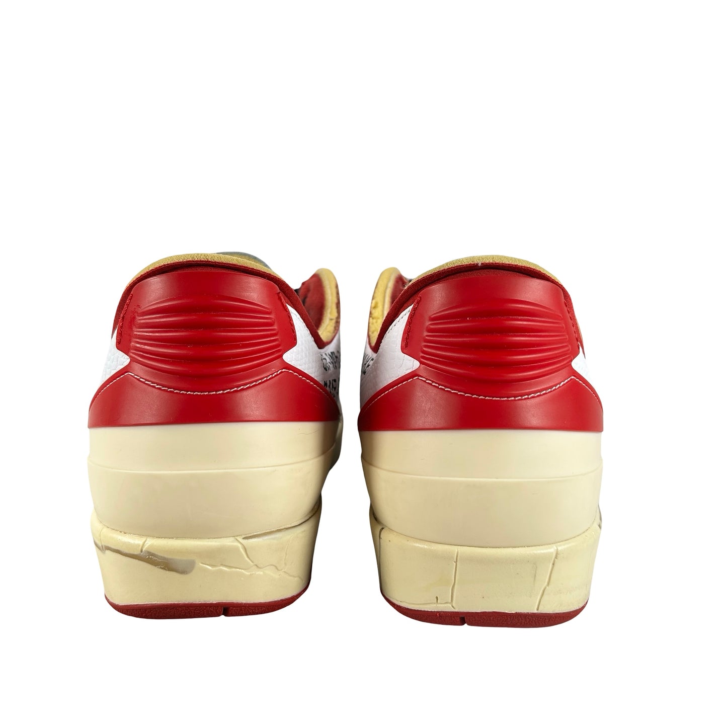 DJ4375 106 Jordan 2 Retro Low SP Off-White White Red [USED] - 12 M (Used4)