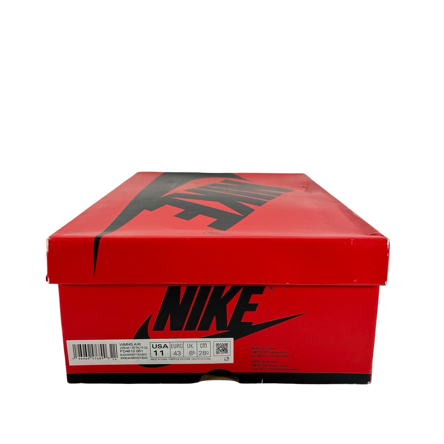 FD4810 061 Jordan 1 Retro High OG Satin Bred [USED] - 11 W (Used6)