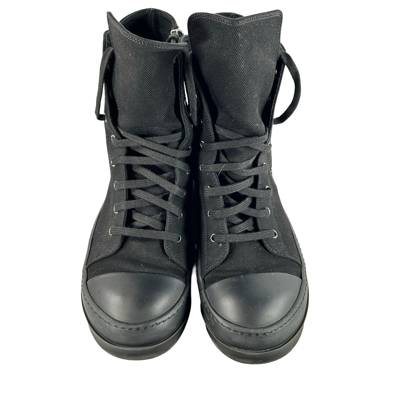 DU02E7808 DO 09 Rick Owens Drkshdw Cargo High Sneakers Triple Box - EU 45 (Used)