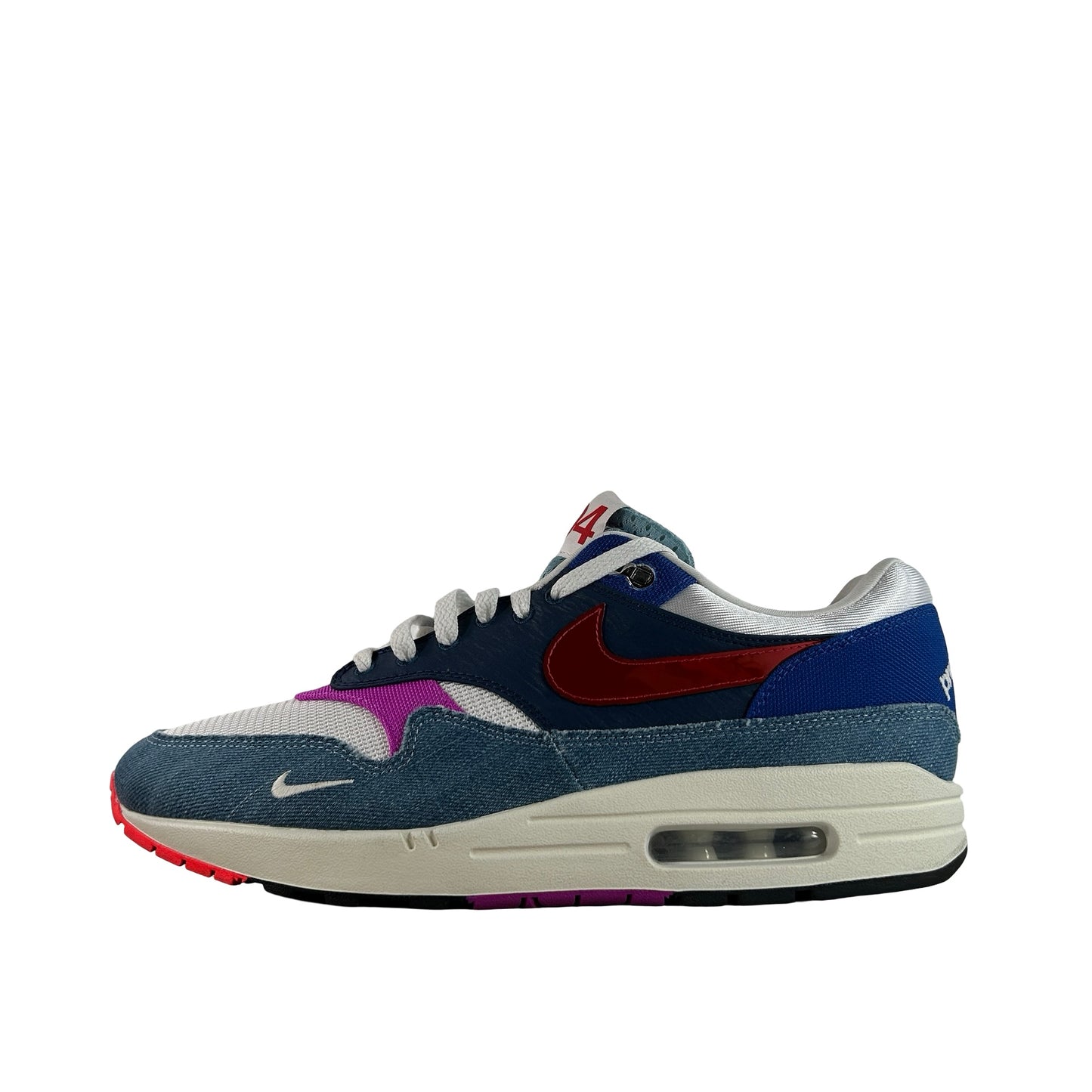 HM9634 101 Nike Air Max 1 Premium Goods Sport Red Varsity Royal [USED] - 11 M (Used)