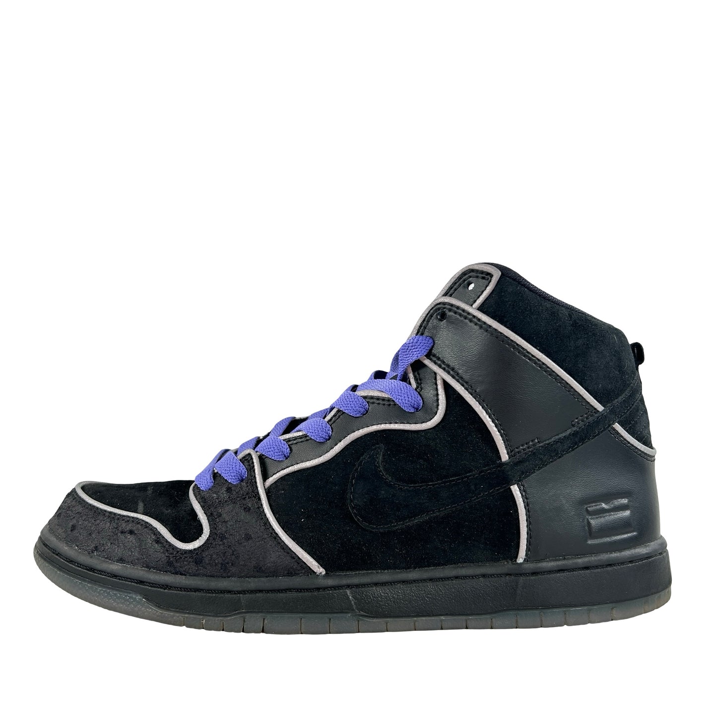 833456 002 Nike SB Dunk High Black Purple Box [USED] - 11 M (Used)
