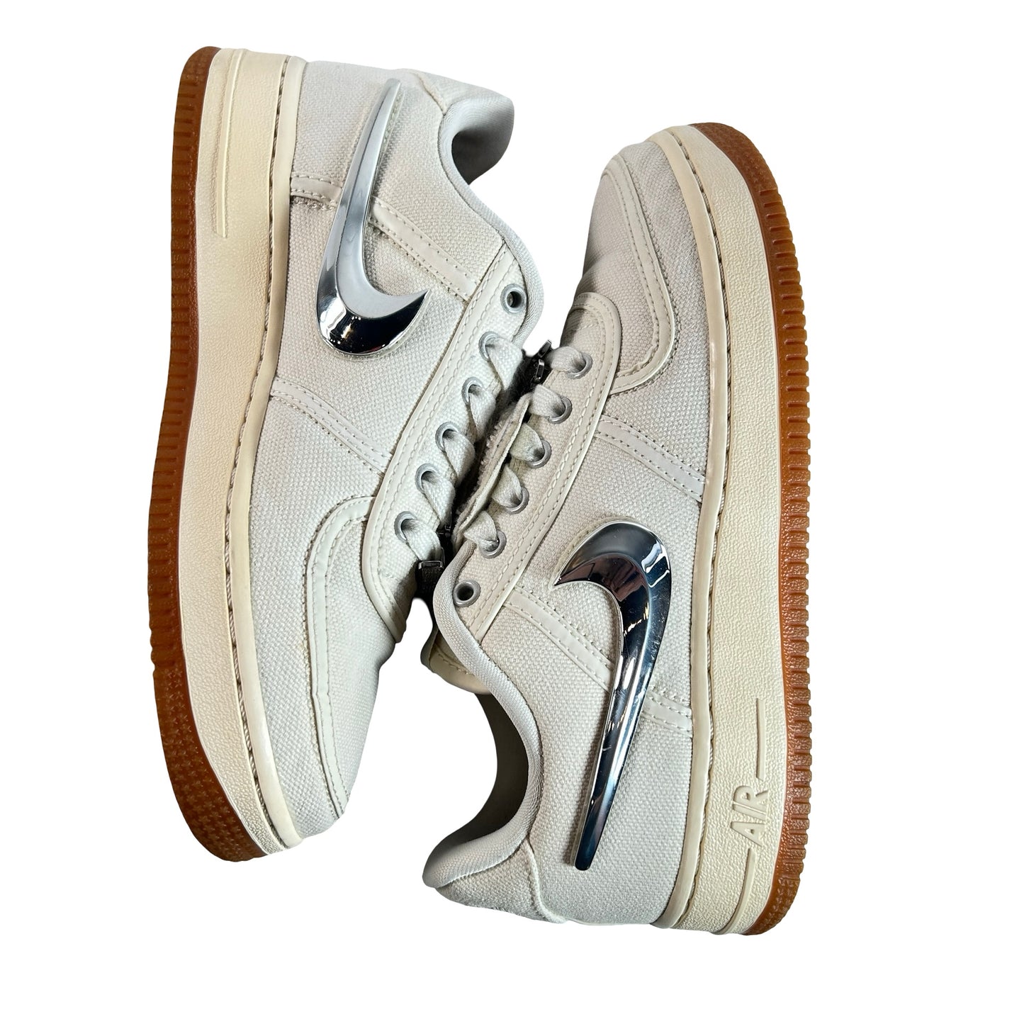 AQ4211 101 Nike Air Force 1 Low Travis Scott Sail [USED] - 5.5 M (Used)