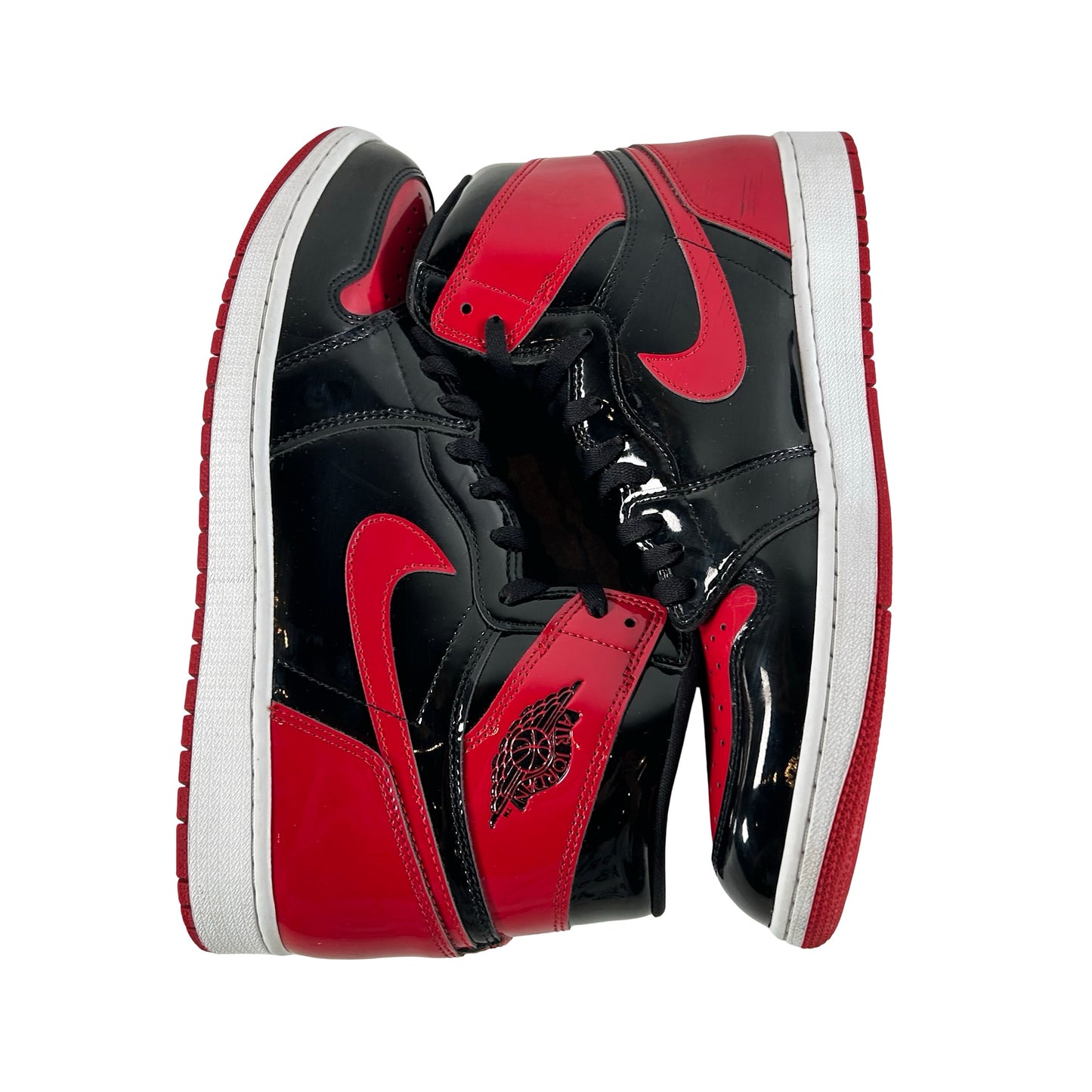 555088 063 Jordan 1 Retro High OG Patent Bred [USED] - 13 M (Used5)