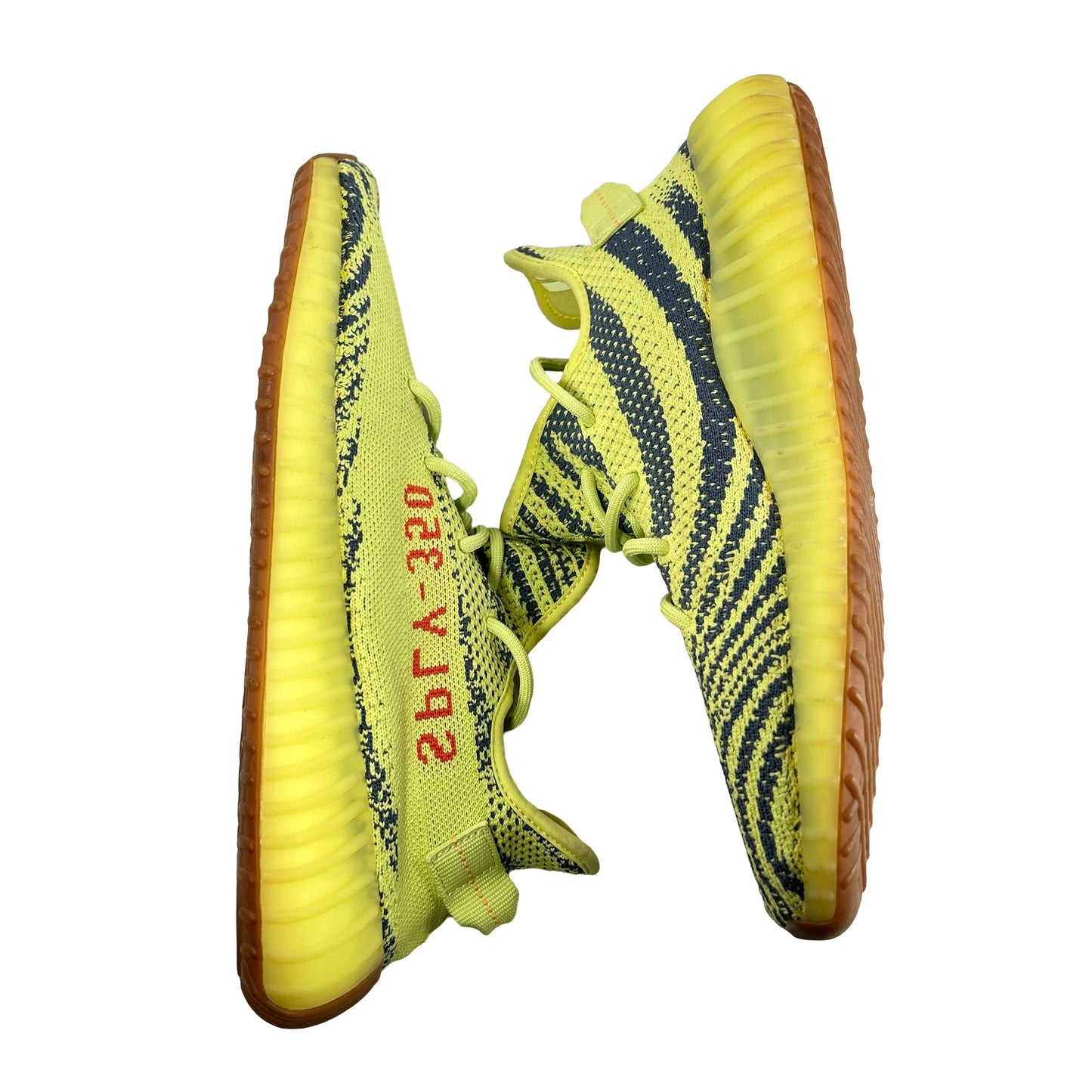 B37572 adidas Yeezy Boost 350 V2 Semi Frozen Yellow [USED] - 10.5 M (Used) (No Box)