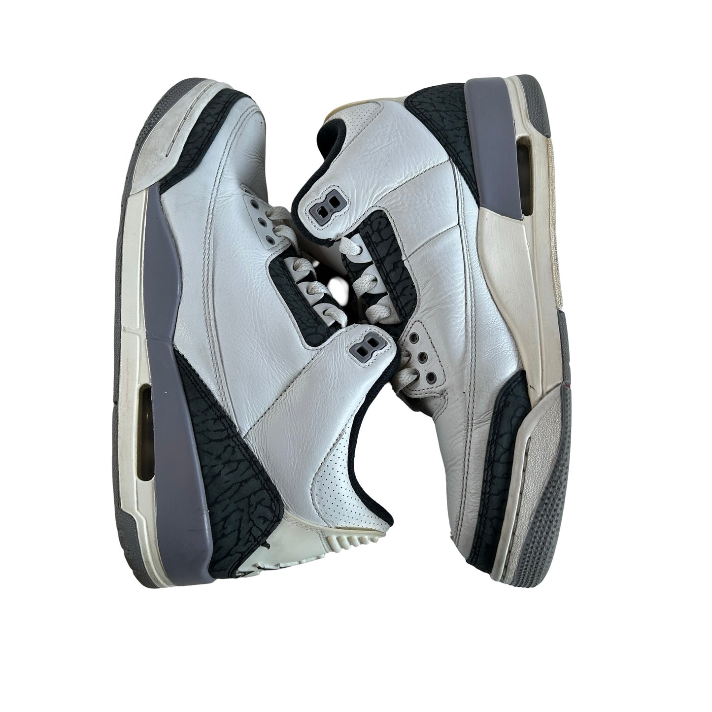 CT8532 106 Jordan 3 Retro Cement Grey [USED] - 9 M (Used3) (No Box3)