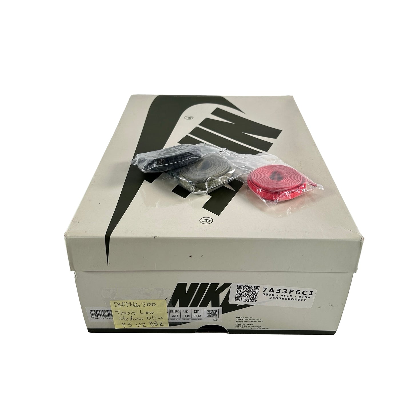 DM7866 200 Jordan 1 Retro Low OG SP Travis Scott Medium Olive [USED] - 9.5 M (Used2) (Replace Box2)