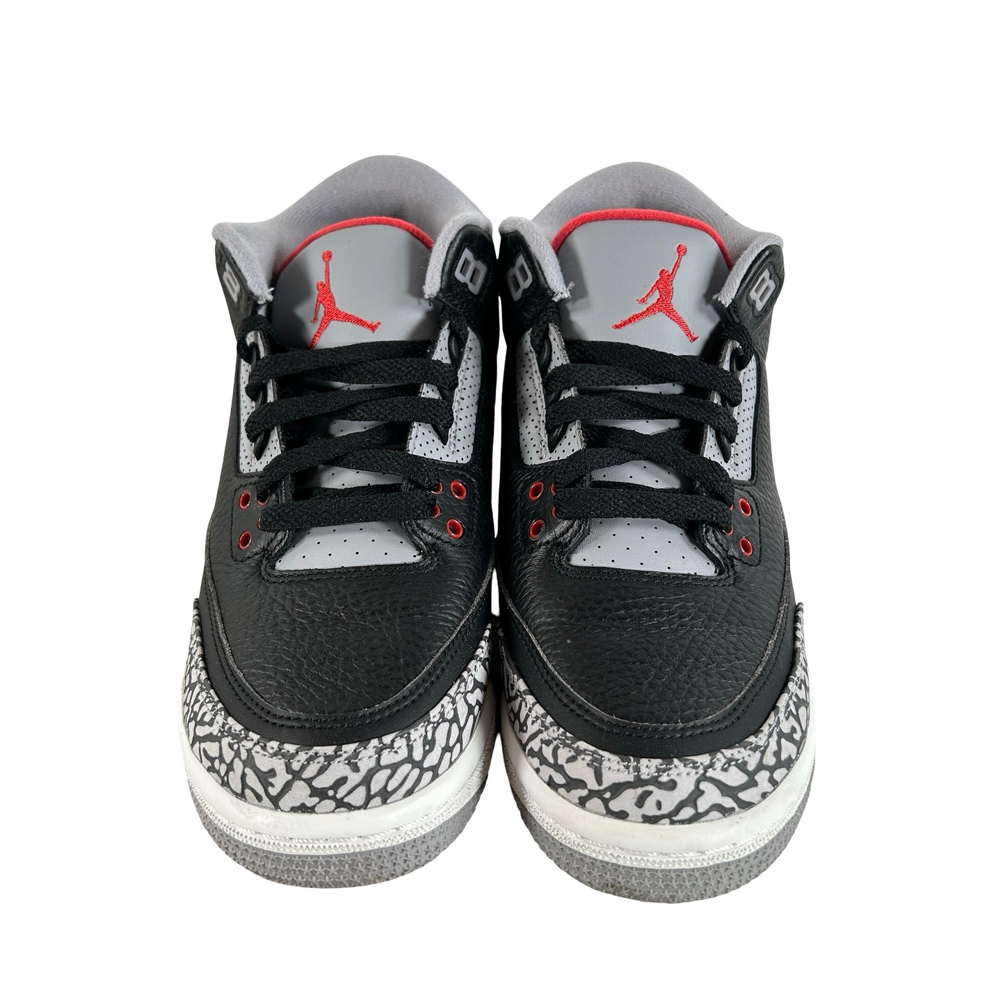 854261 001 Jordan 3 Black Cement GS [USED] - 6.5 Y (Used) (Replace Box)
