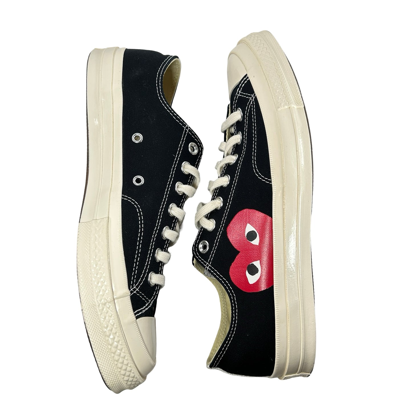 150206C Converse Chuck Taylor All Star 70 Ox CDG PLAY Black [USED] - 10 M (VNDS)