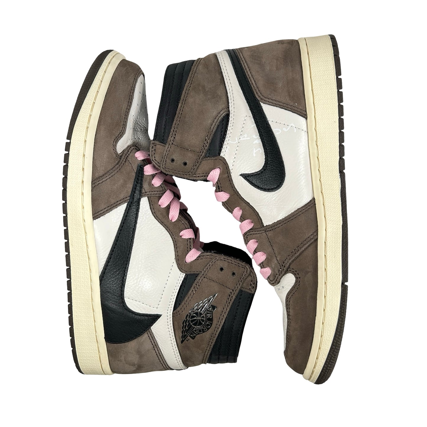 CD4487 100 Jordan 1 Retro High OG SP Travis Scott Mocha [USED] - 9 M (Used2)