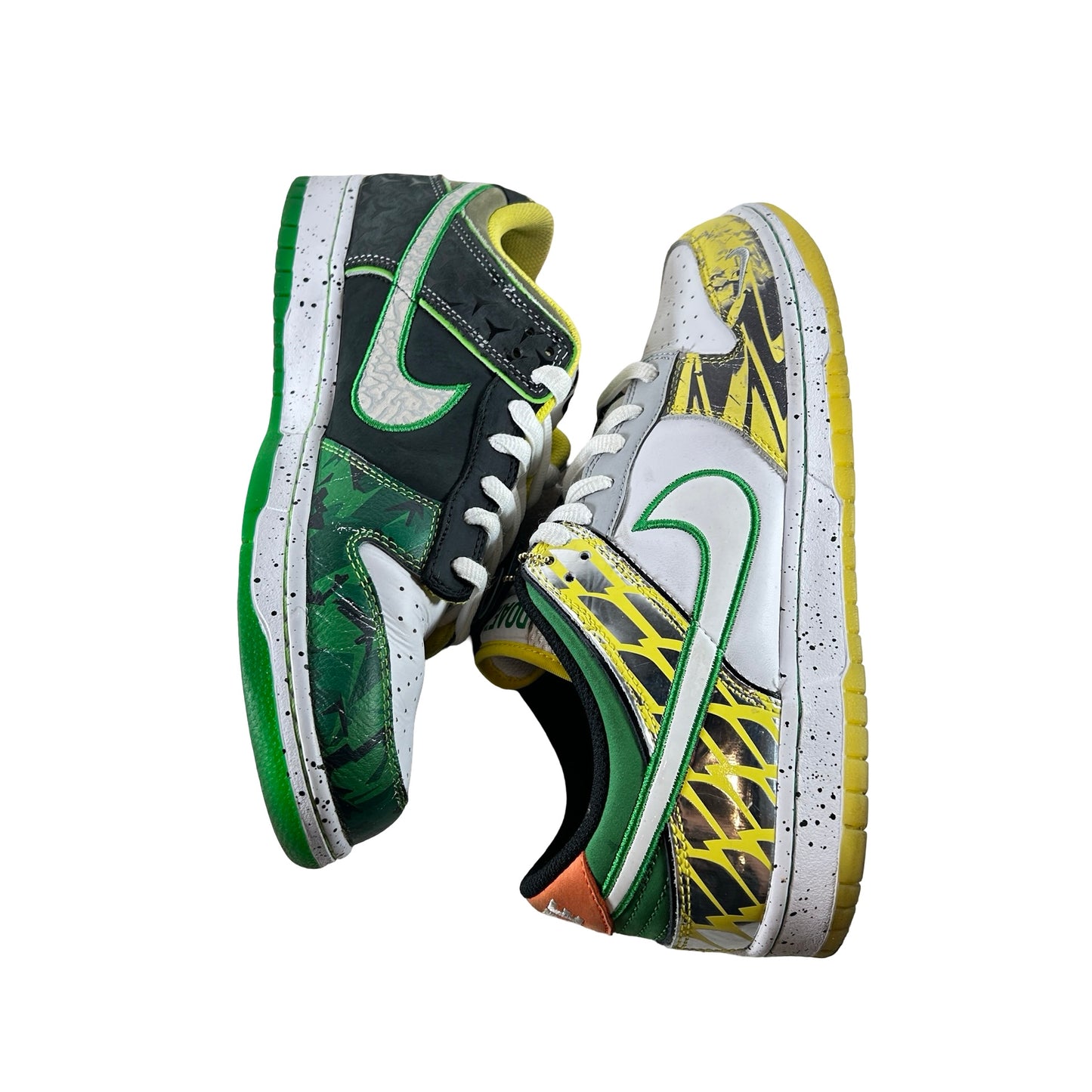 HV1454 100  Nike Dunk Low What the Duck Away University of Oregon PE [USED] - 10 M (Used2)