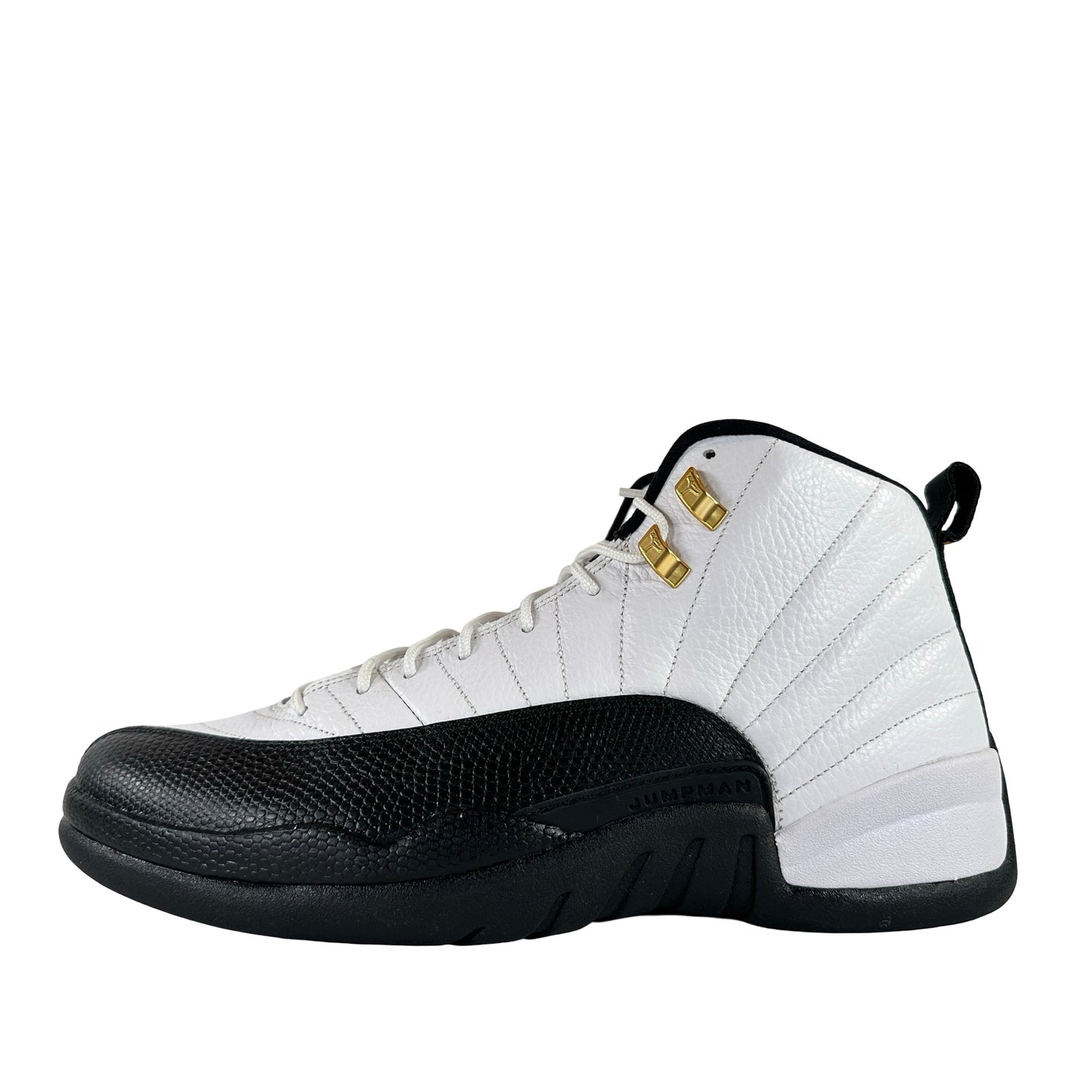 130690 125 Air Jordan talla 12 Taxi 2013 Retro Negro Blanco Oro