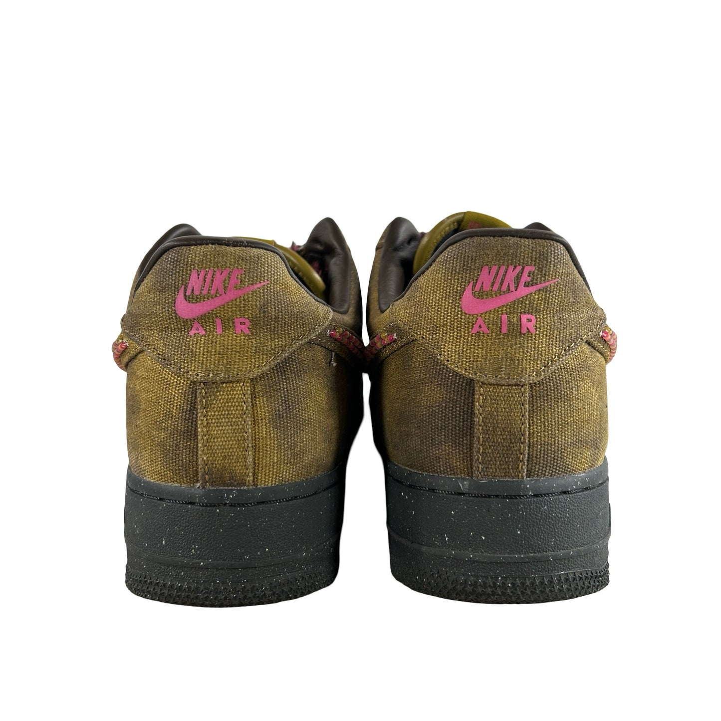 IO4474 300 Nike Air Force 1 Low '07 QS Boucle Desert Moss Fierce Pink [USED] - 11 M (Used)