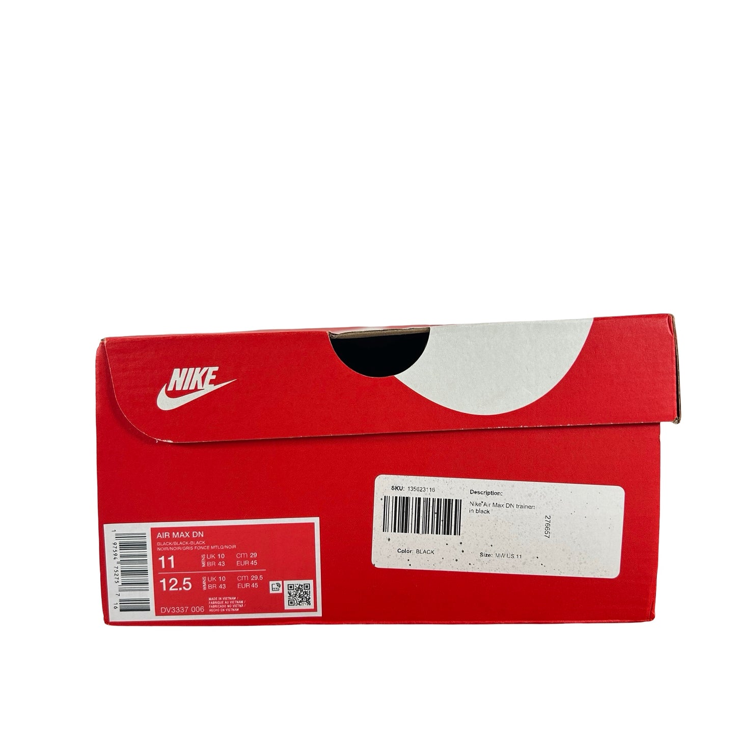 DV3337 006 Nike Air Max Dn Black Metallic Grey [USED] - 11 M (Used)