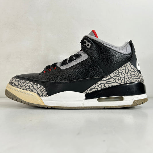 854262 001 Jordan 3 Black Cement 2018 [USED] - 12 M (Used)