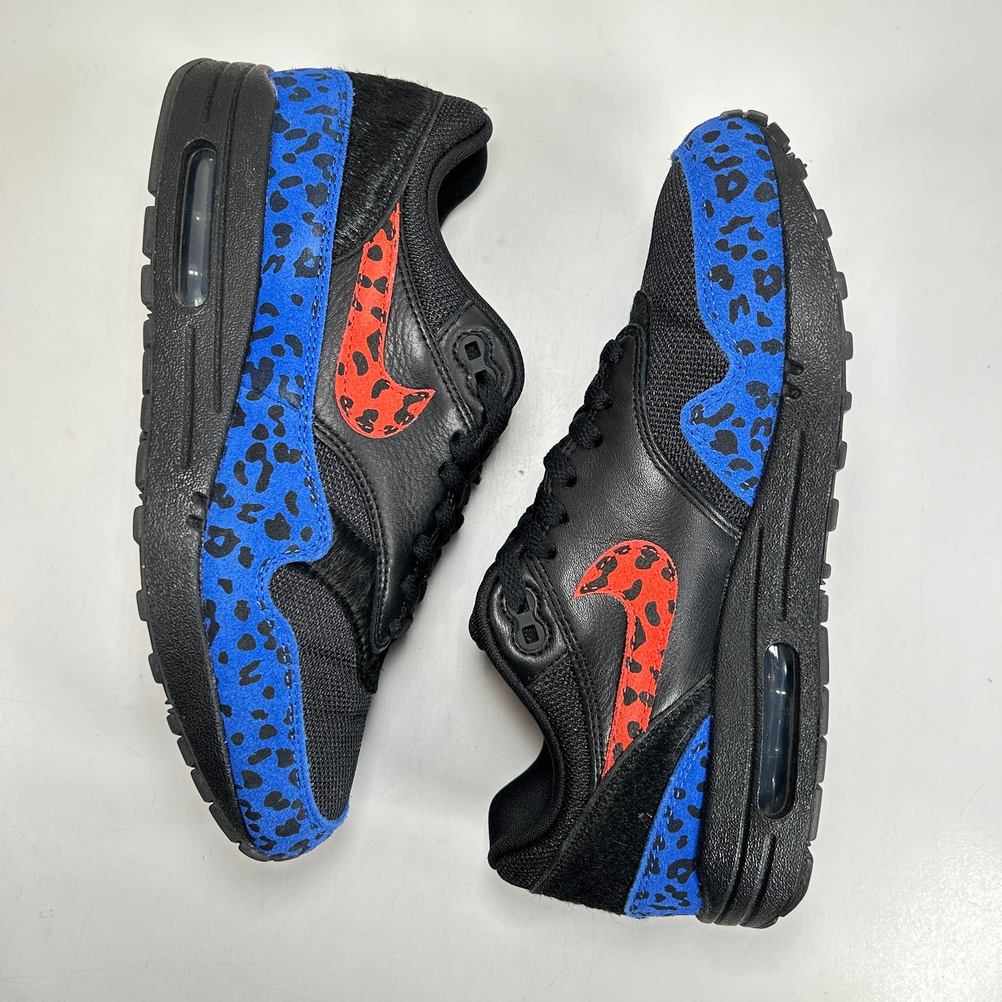 BV1977 001 Nike Air Max 1 Black Leopard (W) [USED] - 9.5 W (Used)