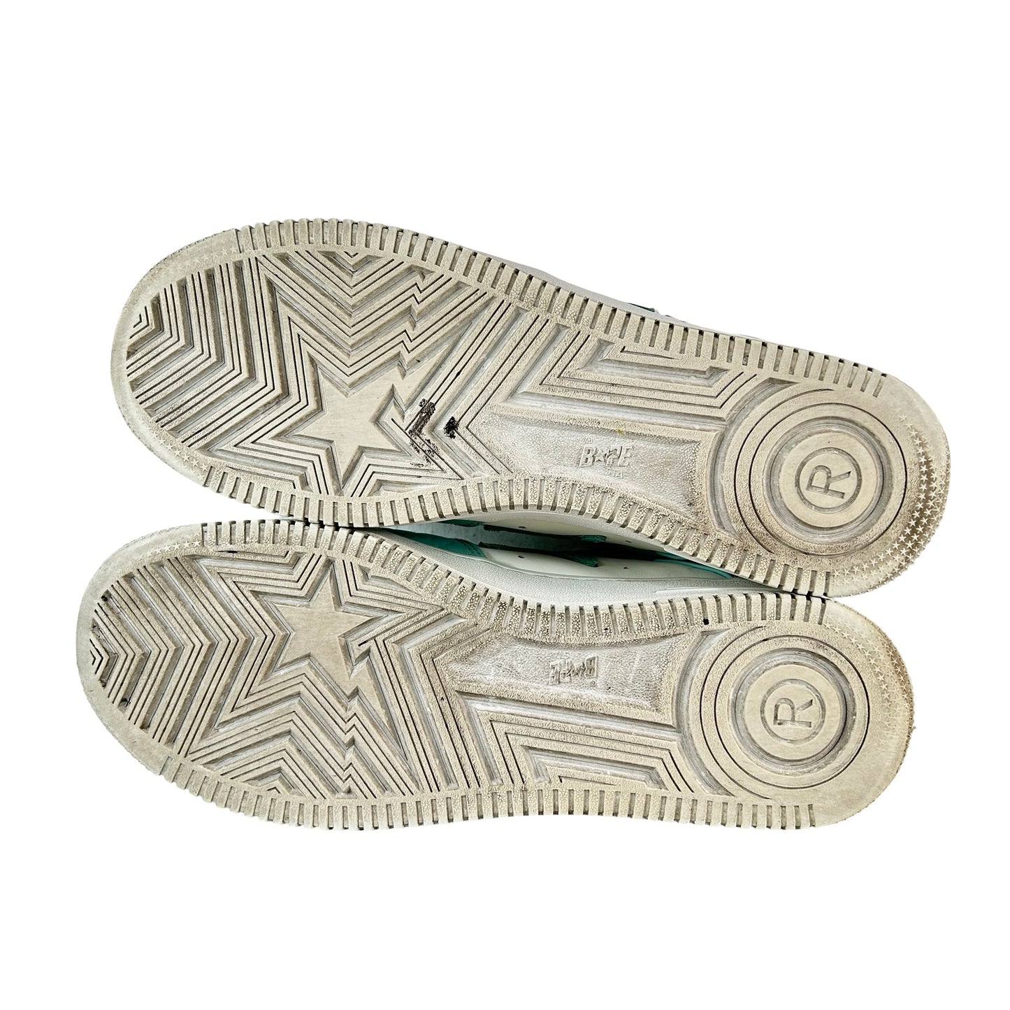 1K30 191 304 SAX A Bathing Ape Bape Sta #4 Line Camo White Sax [USED] - 11 M (Used) (Replace Box)
