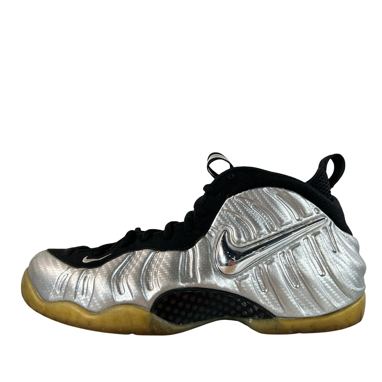 616750 004 Nike Air Foamposite Pro Silver Surfer [USED] - 11 M (Used)