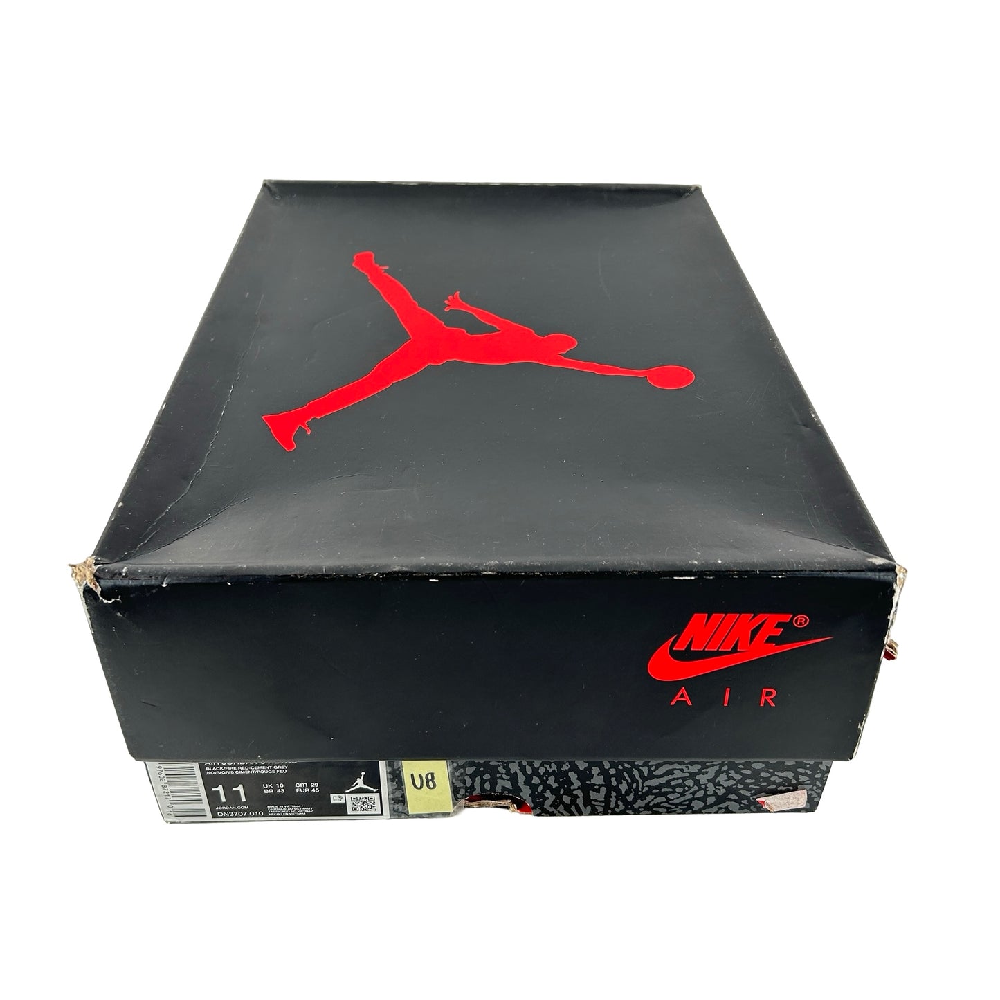 DN3707 010 Jordan 3 Retro OG Black Cement (2024) [USED] - 11 M (Used8)