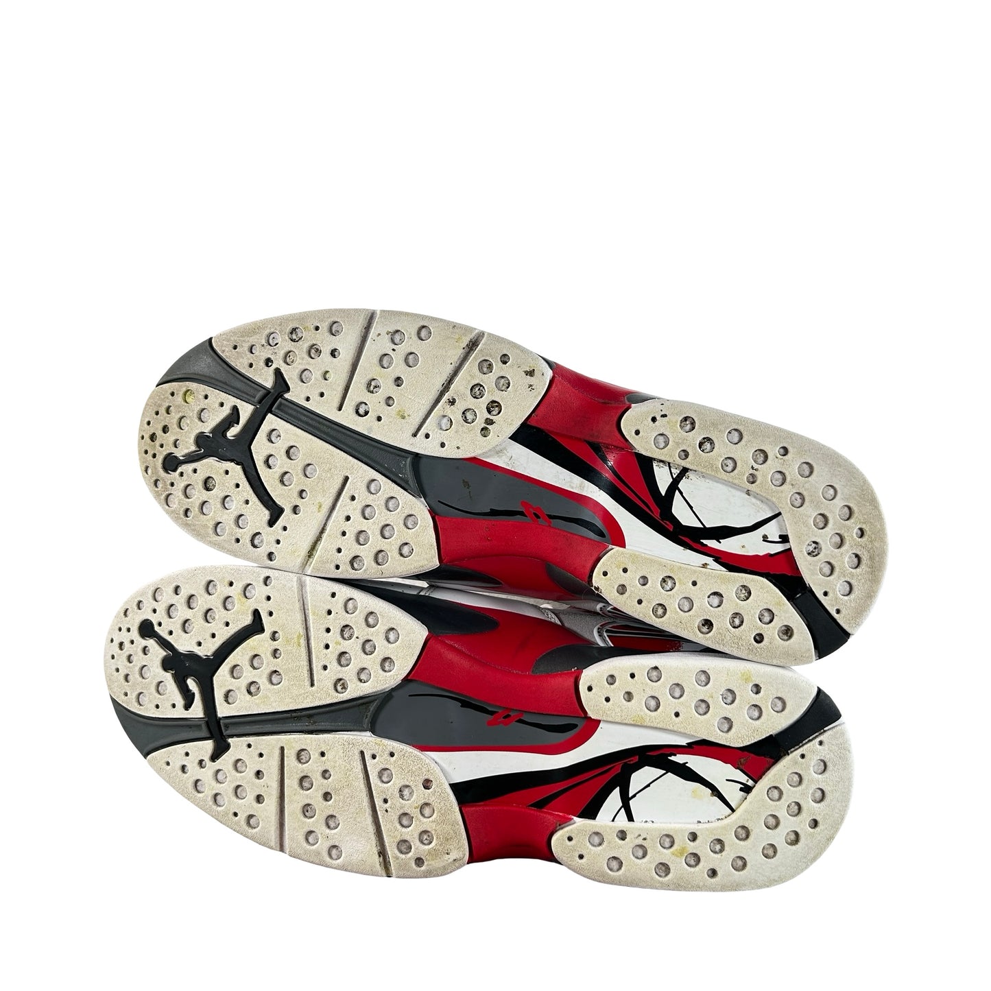 305381 100 Jordan 8 Retro White True Red (2025) [USED] - 12 M (Used) (No Box)