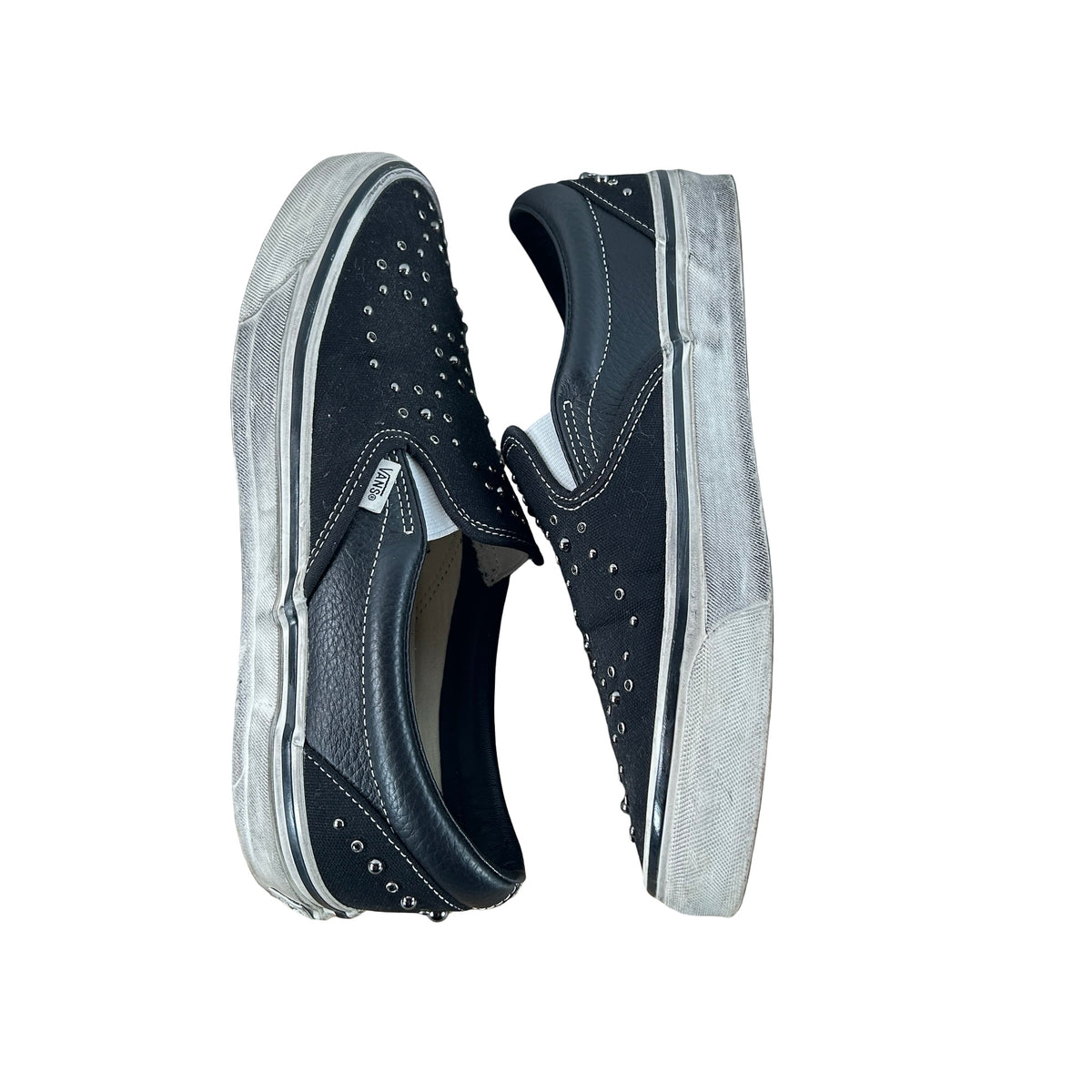 VN000D9PBKA Vans LX Classic Slip-On 98 Pearlized Pack Blackout [USED] - 10.5 M (Used)