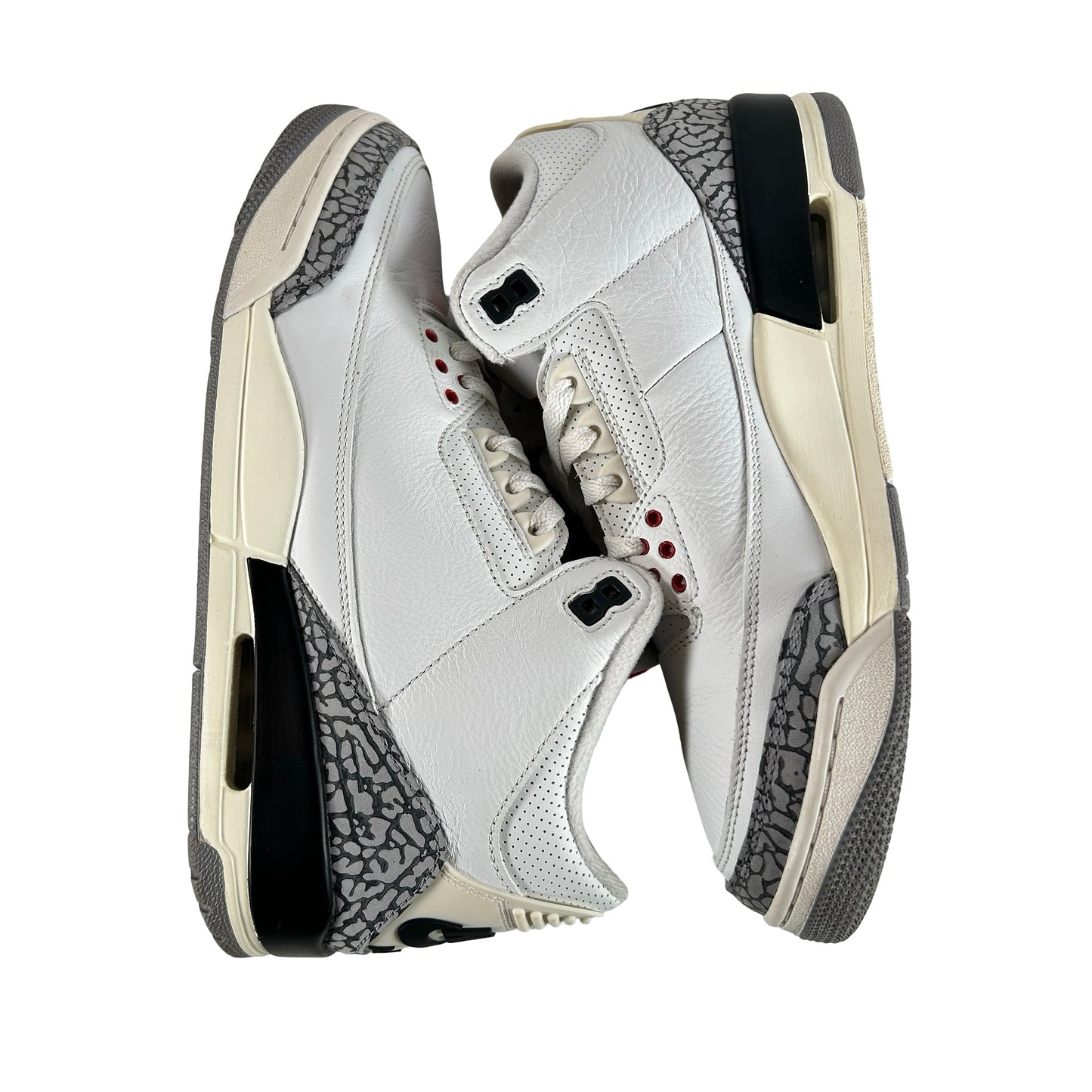 DN3707 100 Jordan 3 Retro White Cement Reimagined [USED] - 10.5 M (Used28)