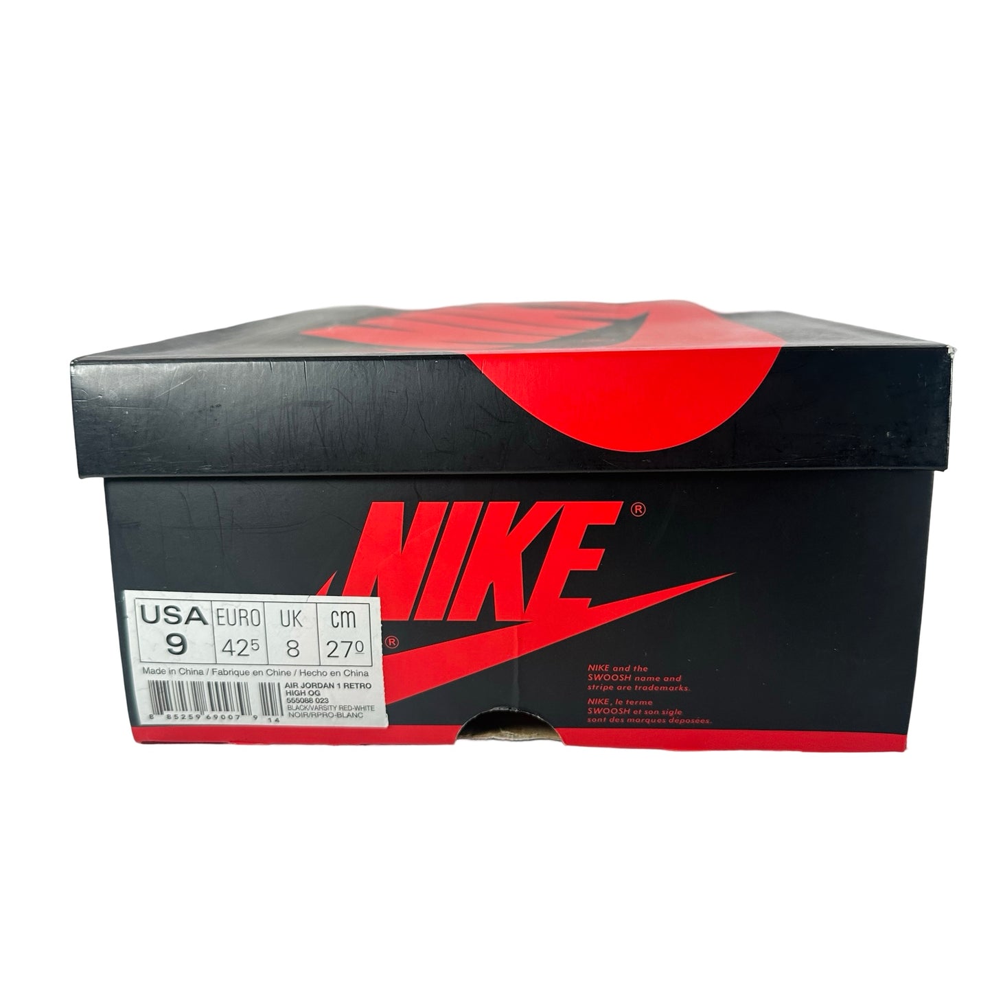 555088 023 Jordan 1 Retro Bred (2013) [USED] - 9 M (Used)