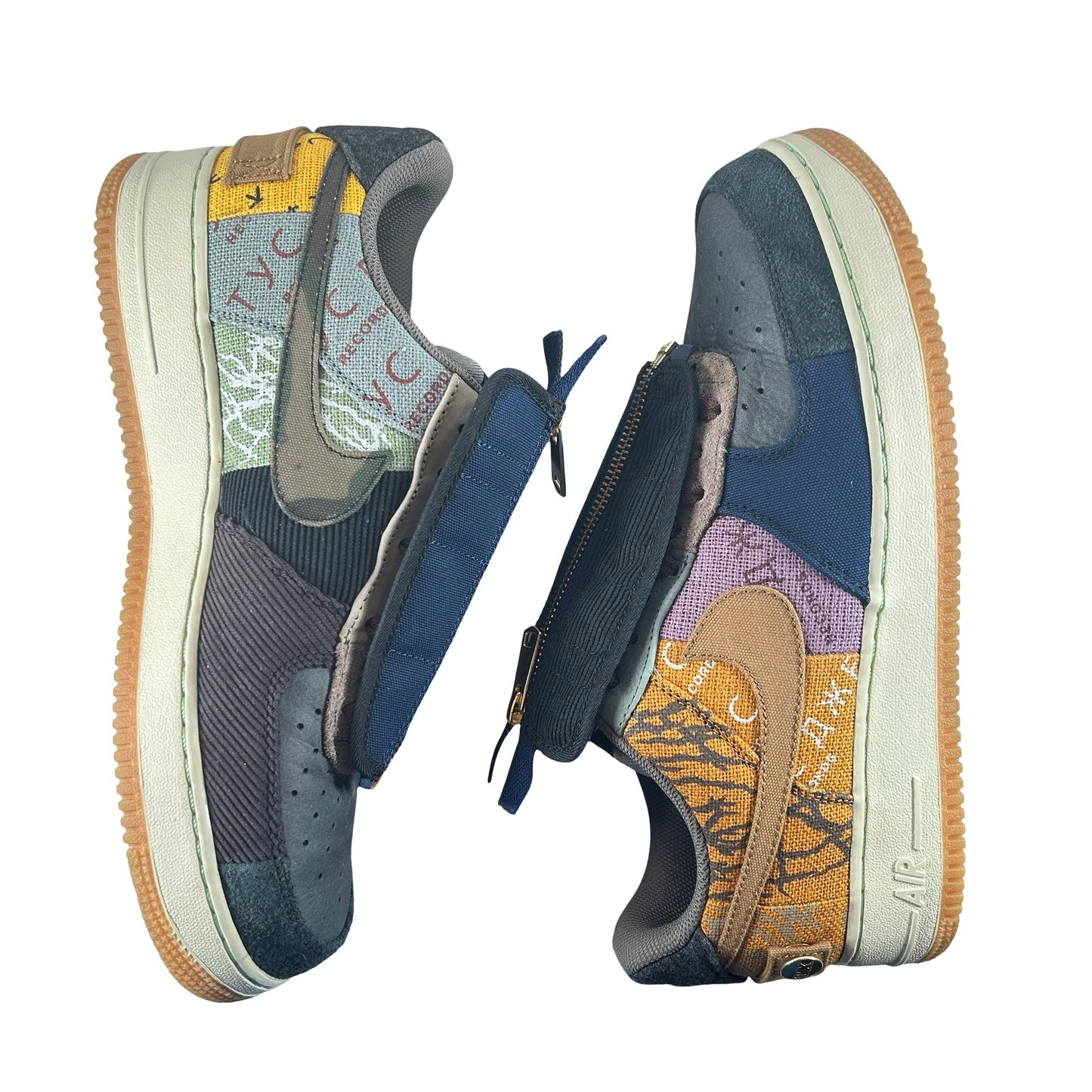 CN2405 900 Nike Air Force 1 Low Travis Scott Cactus Jack [USED] - 11 M (Used)