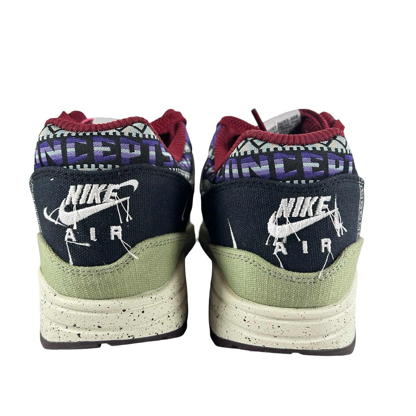 DN1803 300 Nike Air Max 1 Concepts Denim Olive Canvas [USED] - 9 M (Used3)