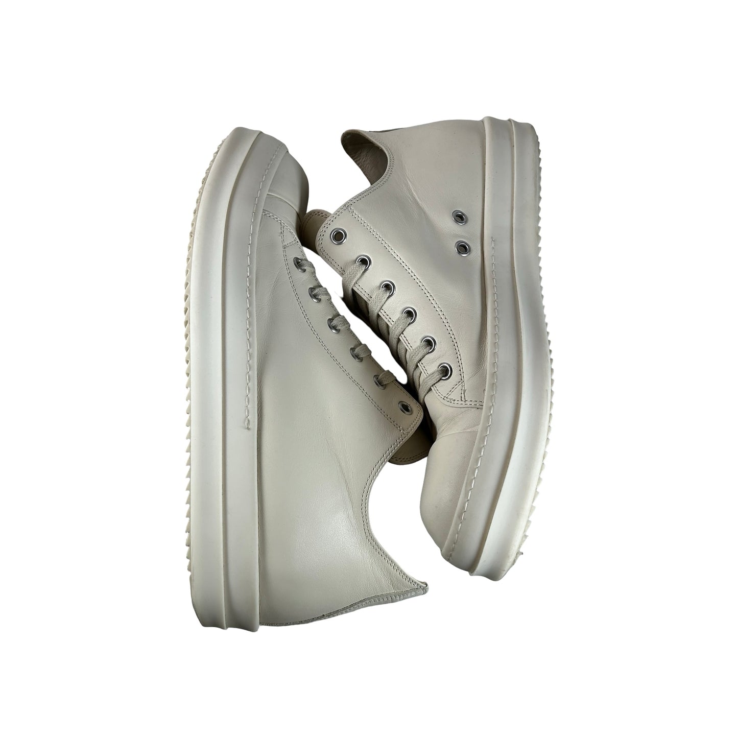 RU01C4891 LPO 1111 Rick Owens Off-White Tower Low Sneaks Sneakers [USED] - EU 42 (Used)